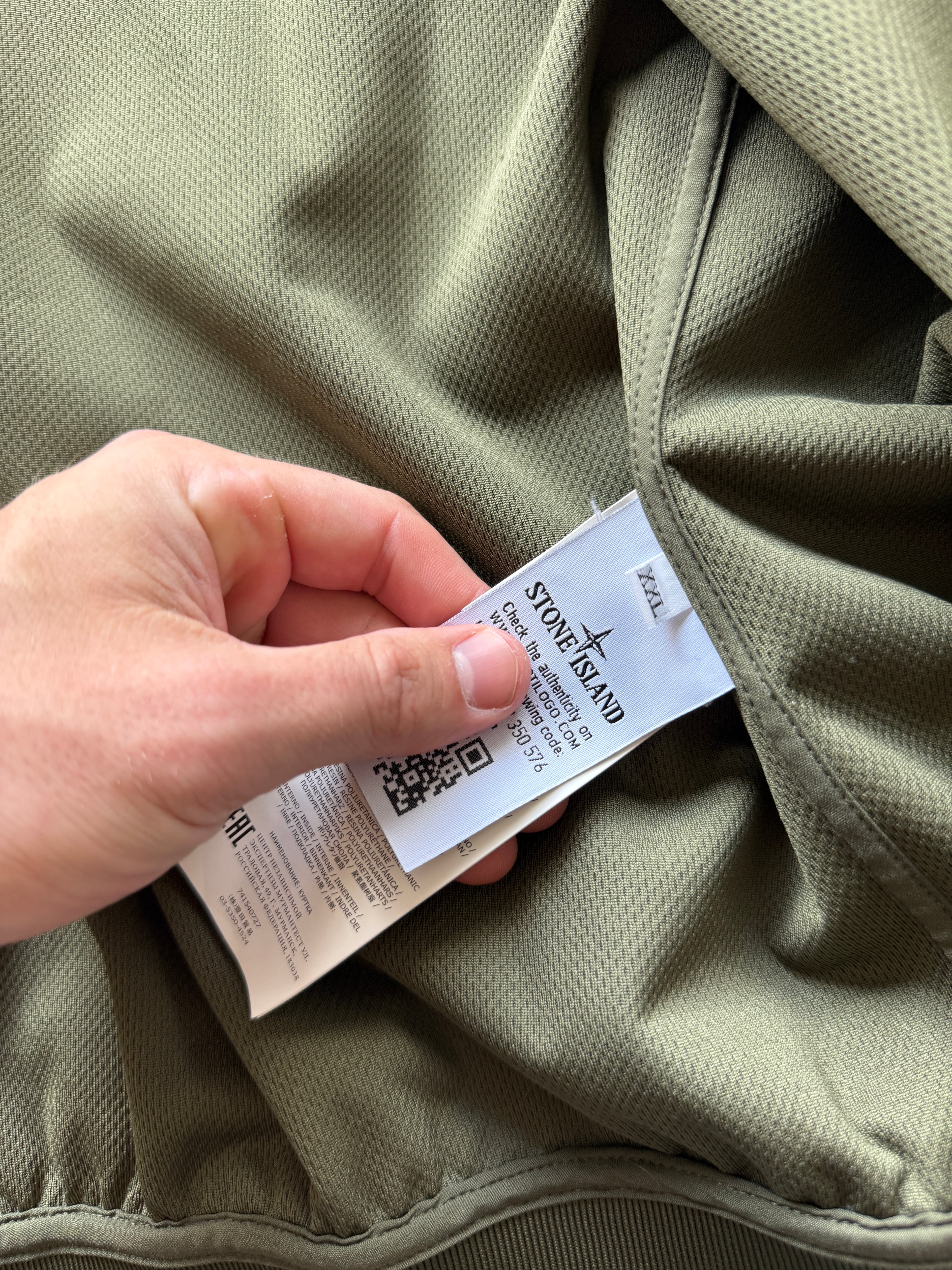 Stone Island Soft Shell Jacket Khaki