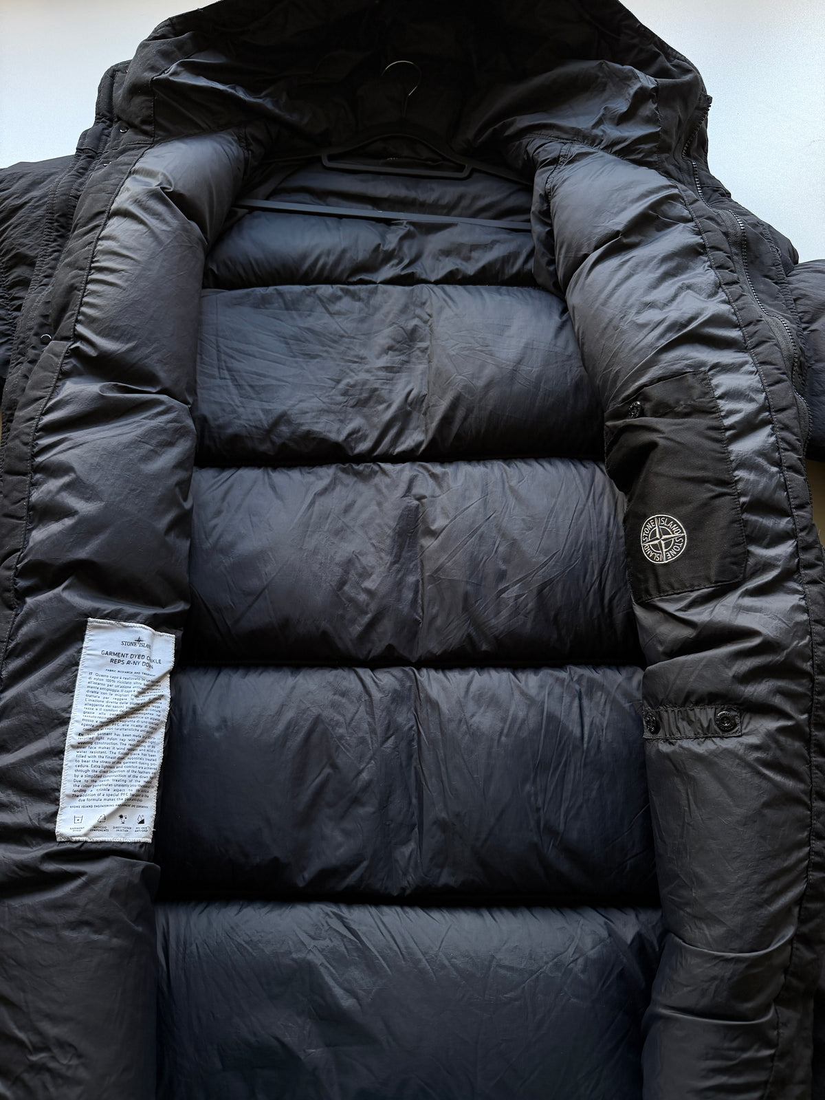 Stone Island Garment Dyed Down Parka Jacket