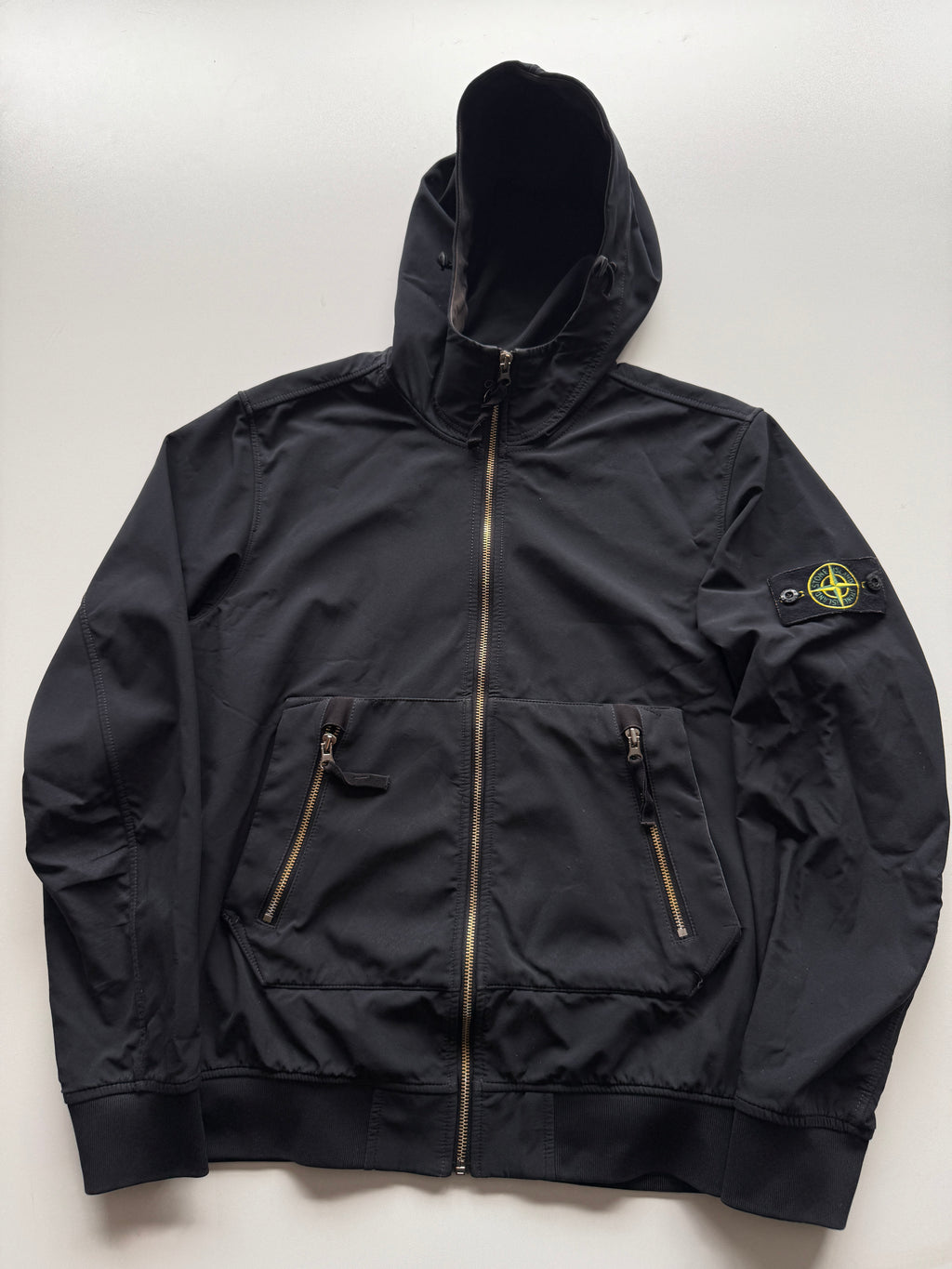 Stone Island Soft Shell Jacket Navy