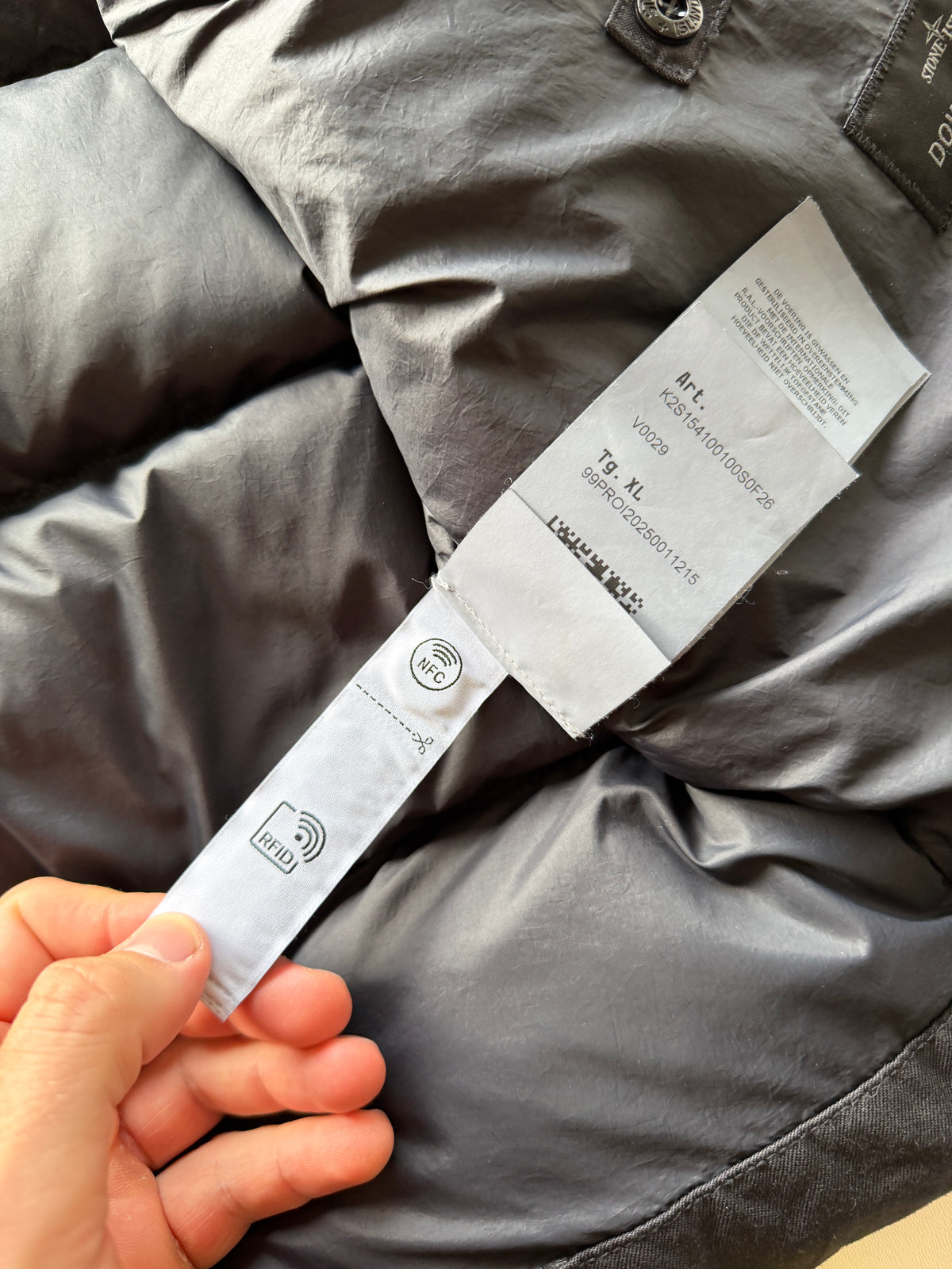 Stone Island Twill Wool Ghost Piece Jacket