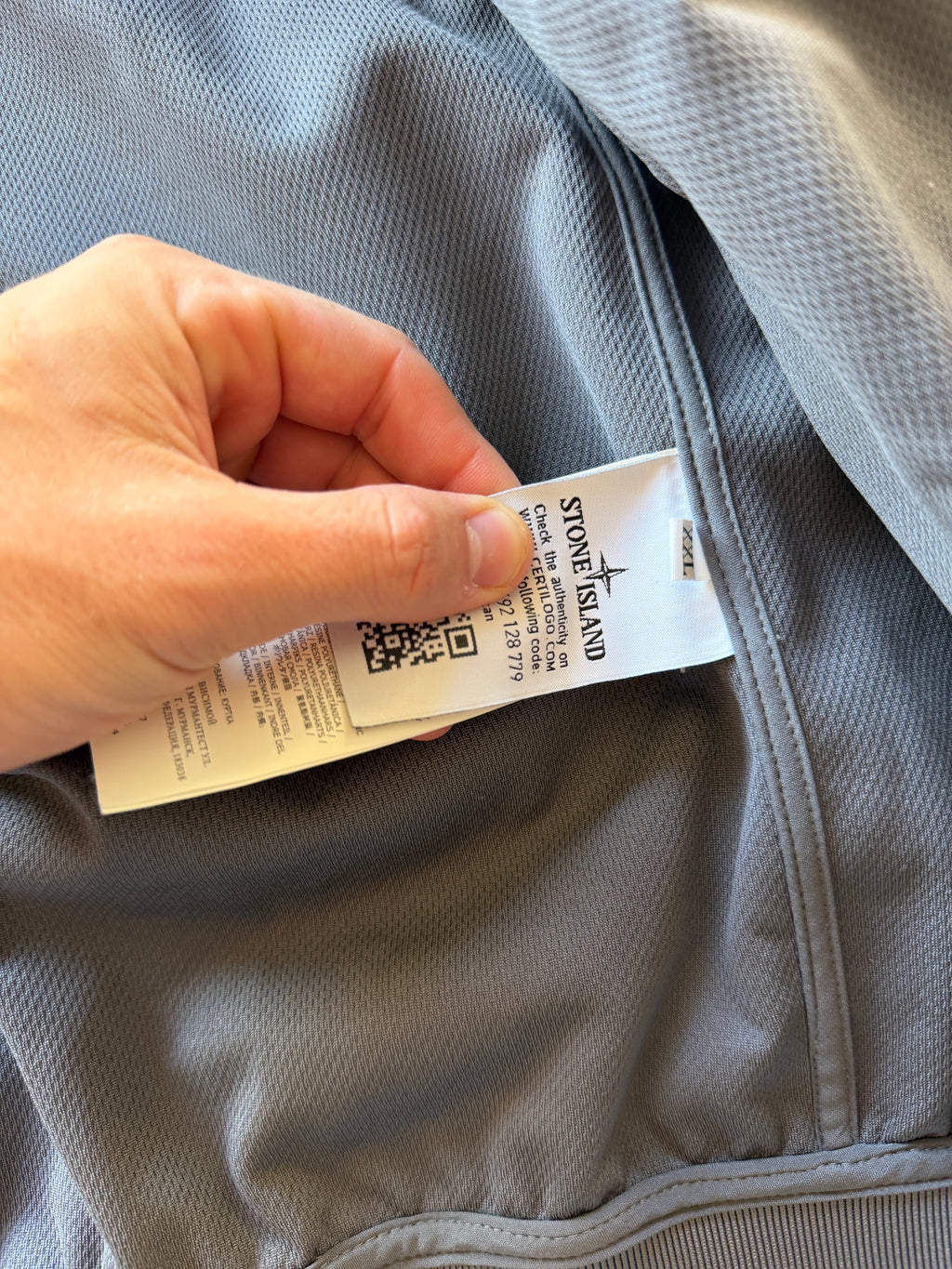 Stone Island Soft Shell Jacket Grey