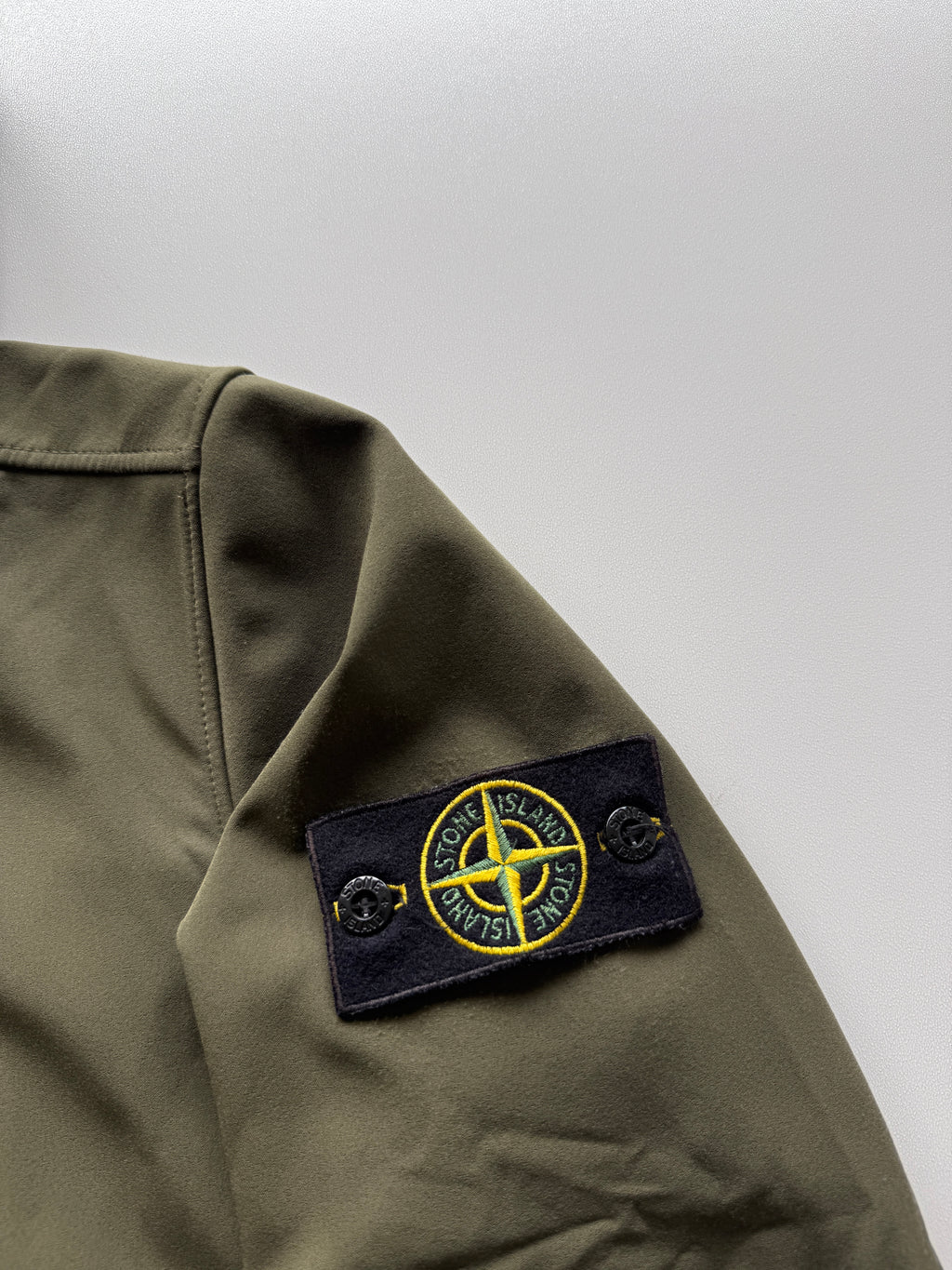 Stone Island Soft Shell Jacket Khaki