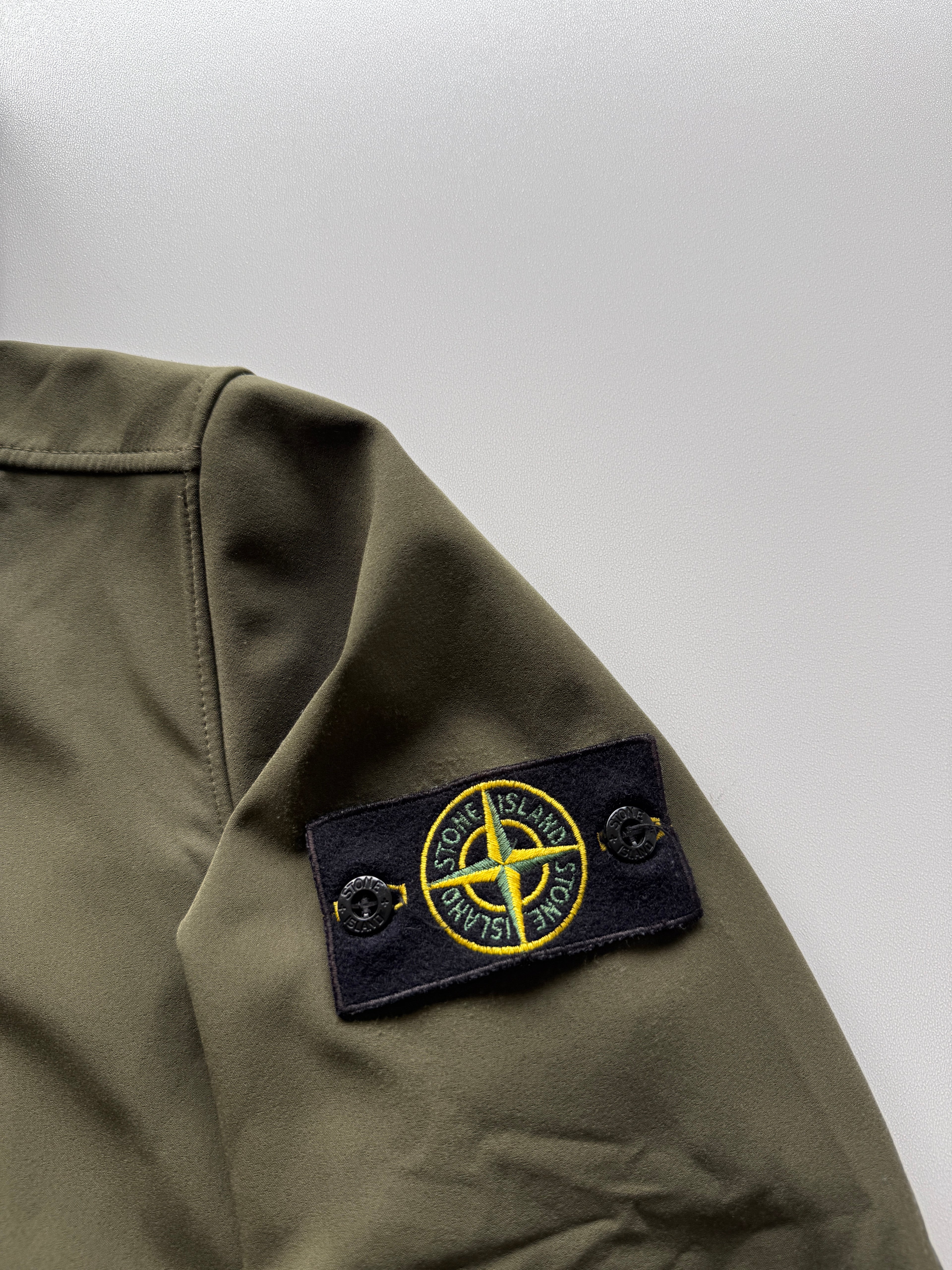 Stone Island Soft Shell Jacket Khaki