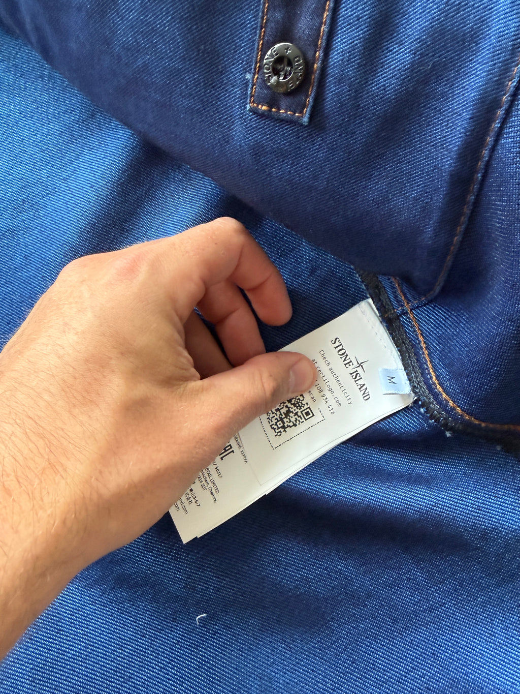 Stone Island Indigo Denim Jacket