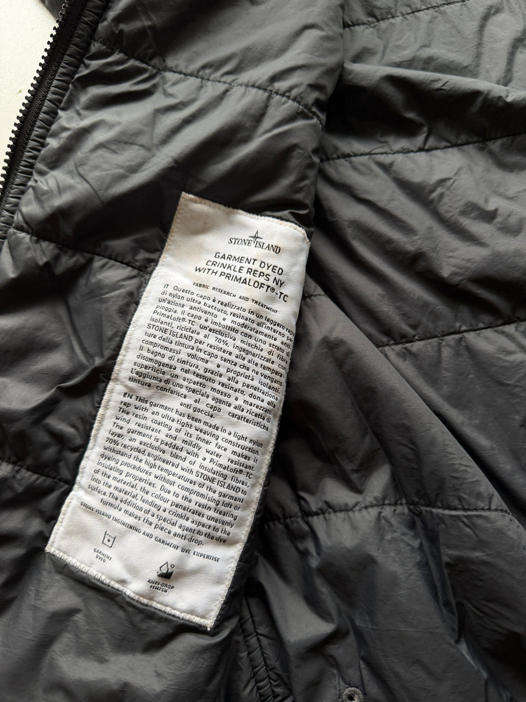 Stone Island Garment Dyed Primaloft Jacket