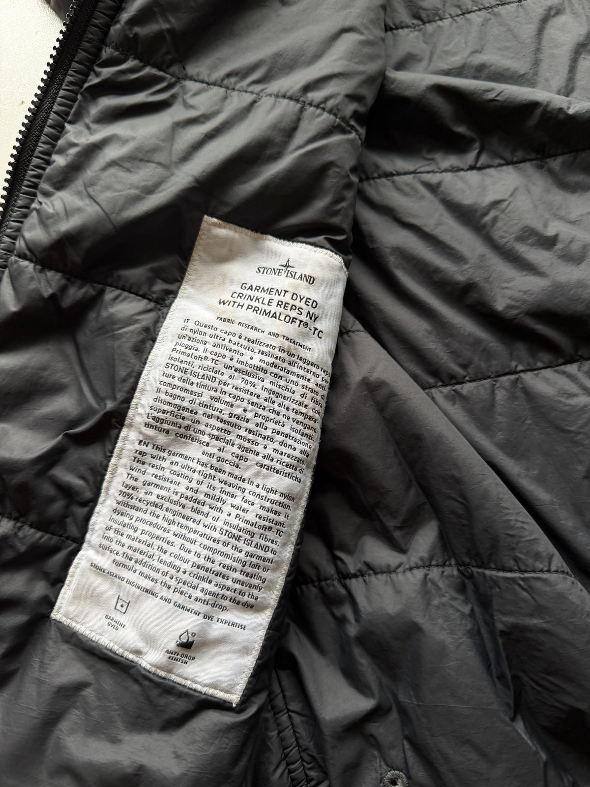 Stone Island Garment Dyed Primaloft Jacket