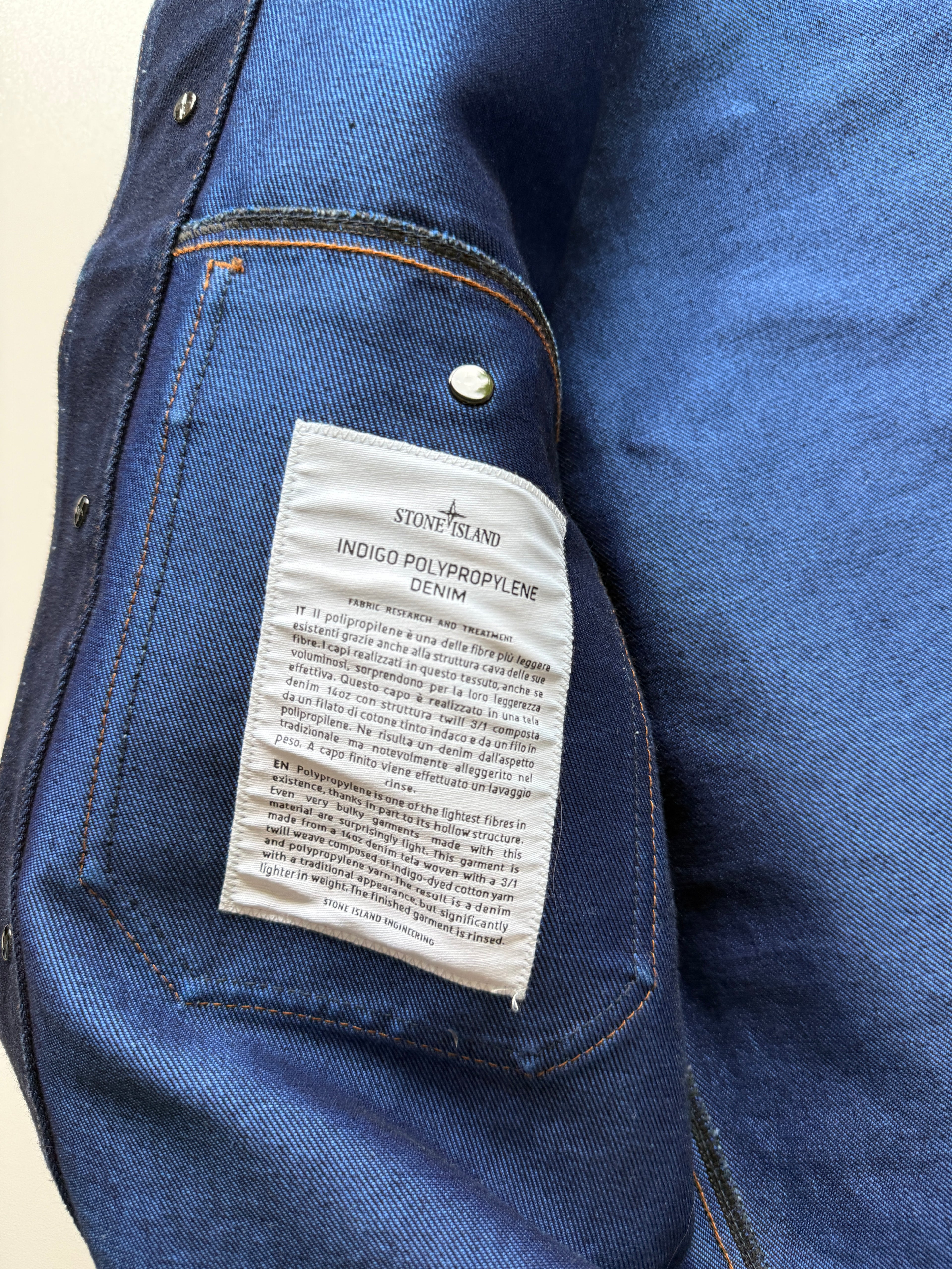 Stone Island Indigo Denim Jacket