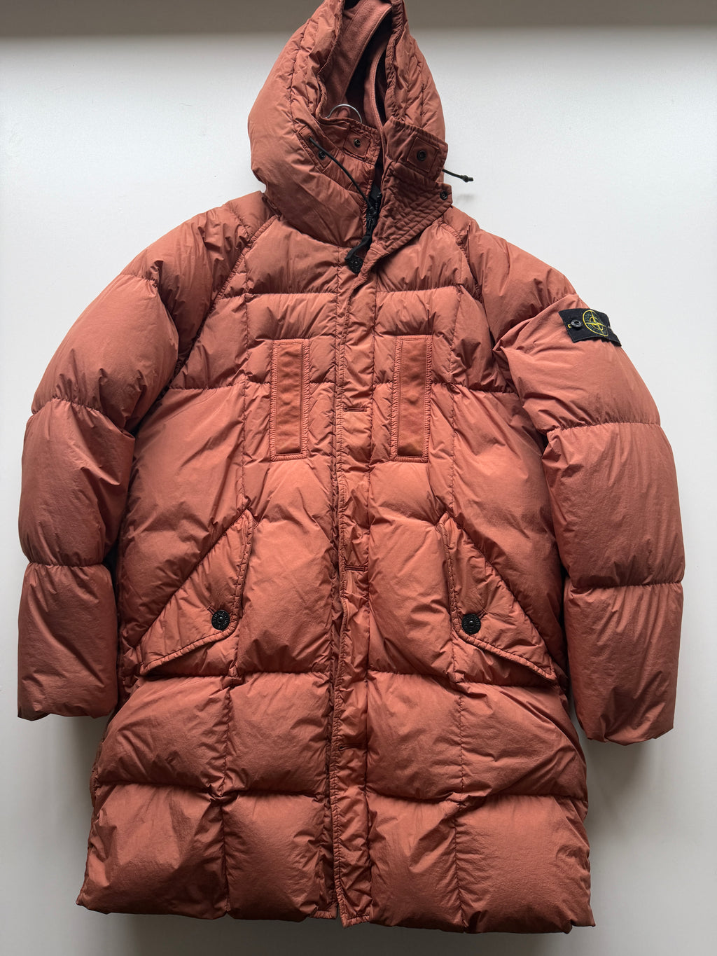 Stone Island Garment Dyed Down Parka Jacket