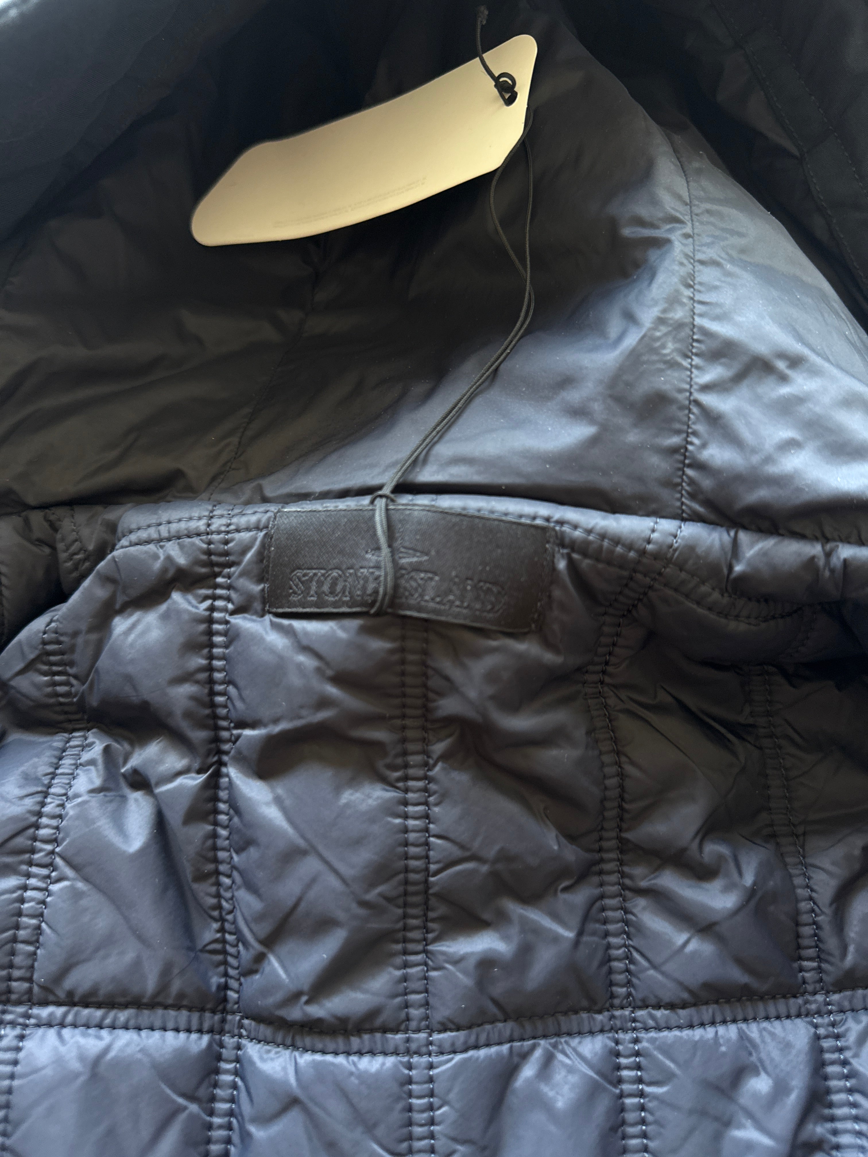Stone Island Wool Nylon Flannel Ghost Piece Jacket