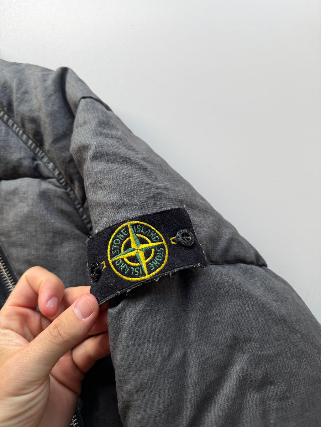 Stone Island Lino Resinato Down Jacket