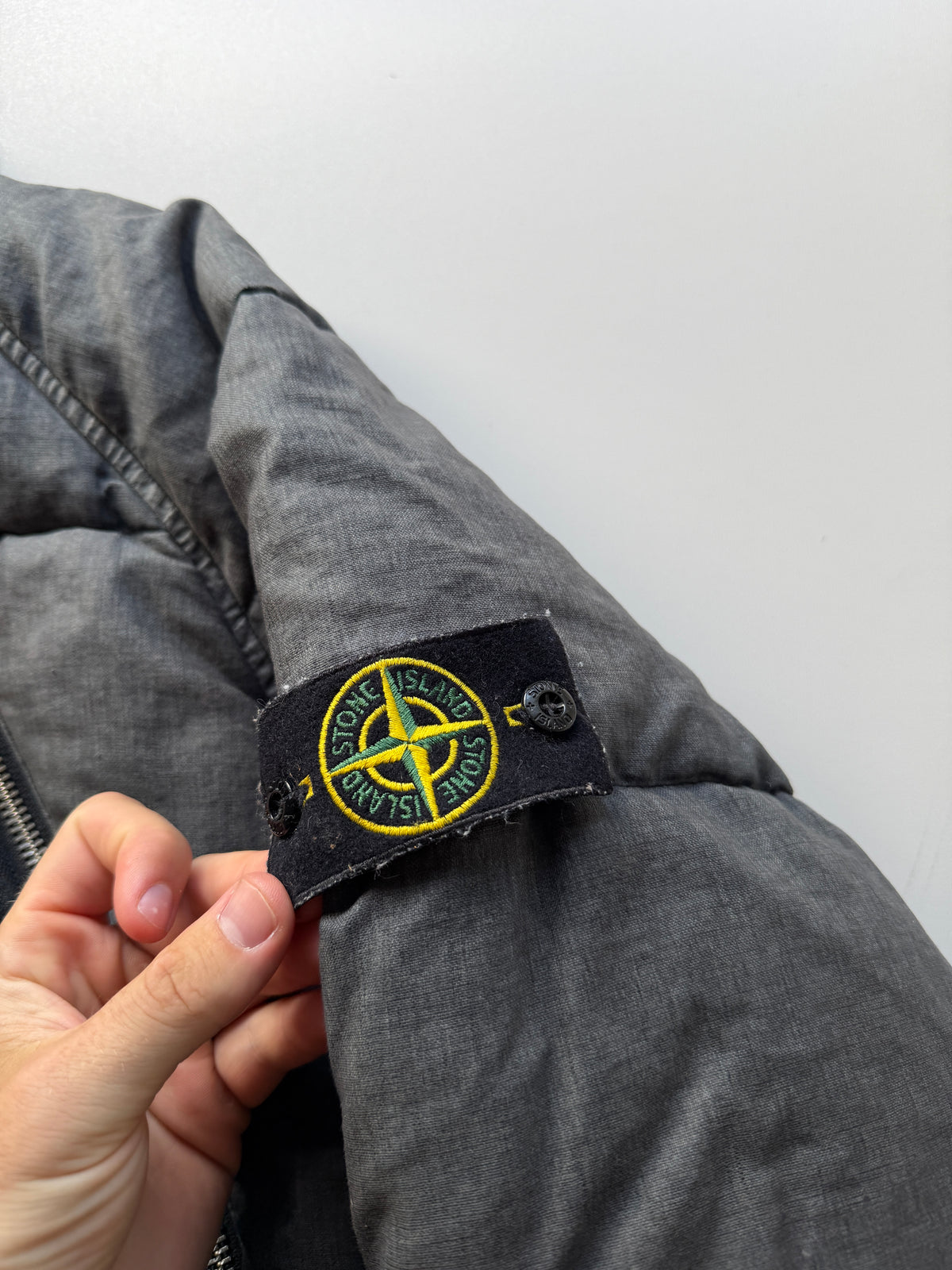 Stone Island Lino Resinato Down Jacket