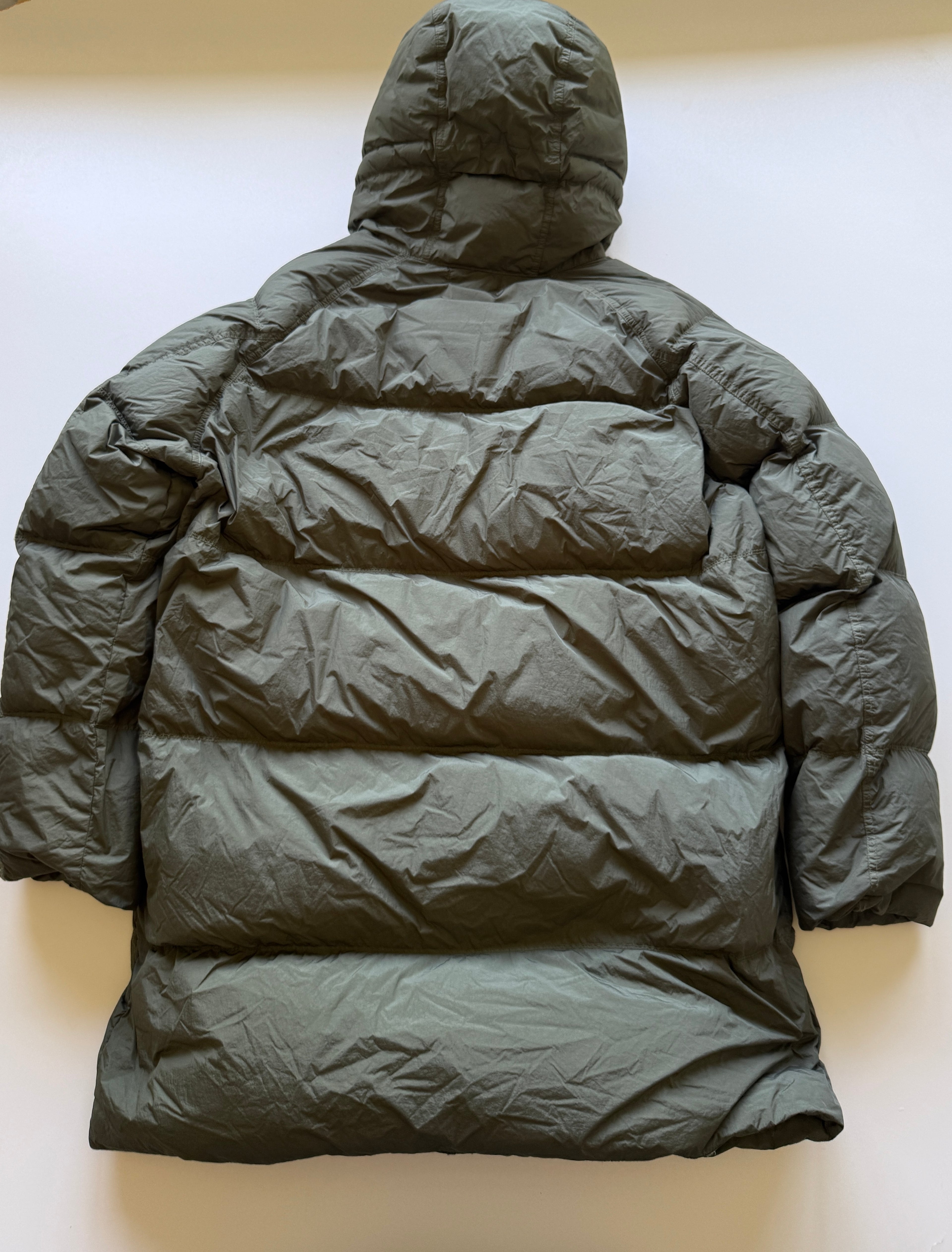 Stone Island Garment Dyed Jacket Green