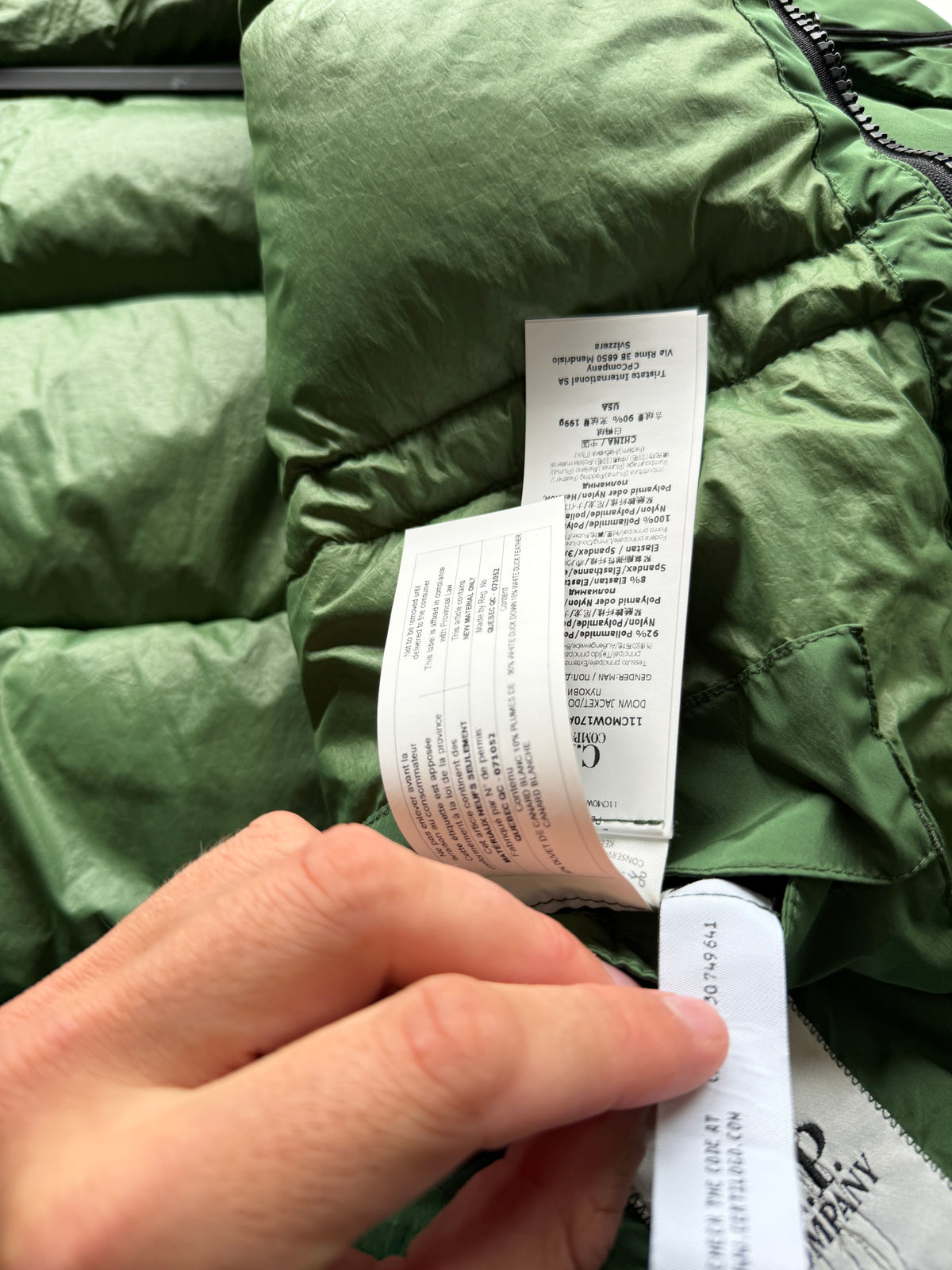 CP Company Nycra R Garment Down Jacket