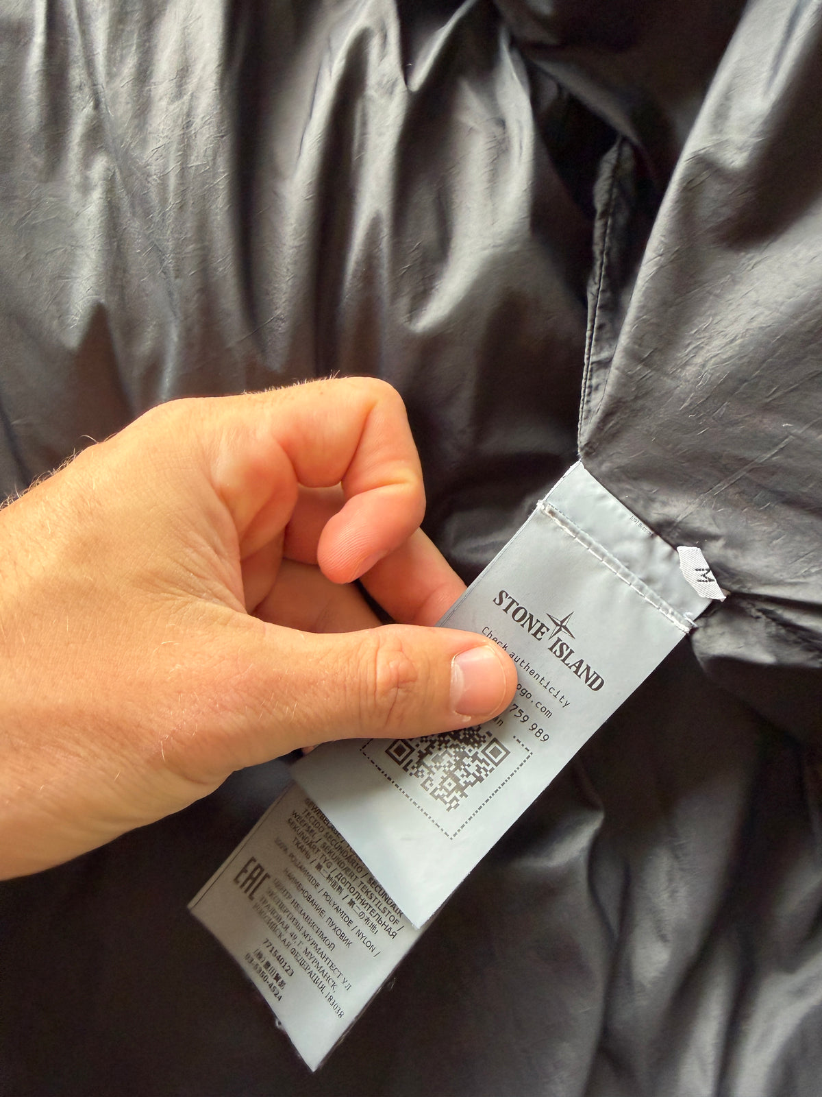 Stone Island Garment Dyed Down Jacket