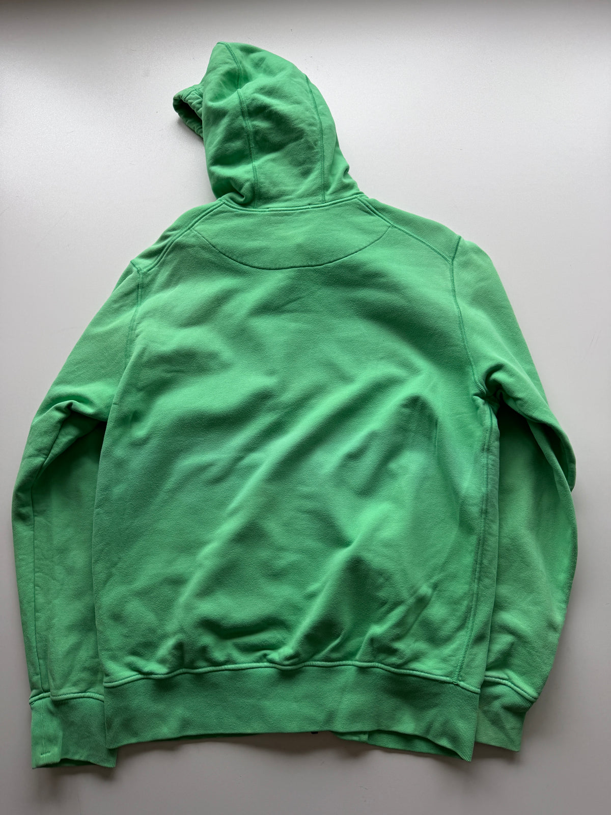 Stone Island Hoodie With Zip Green