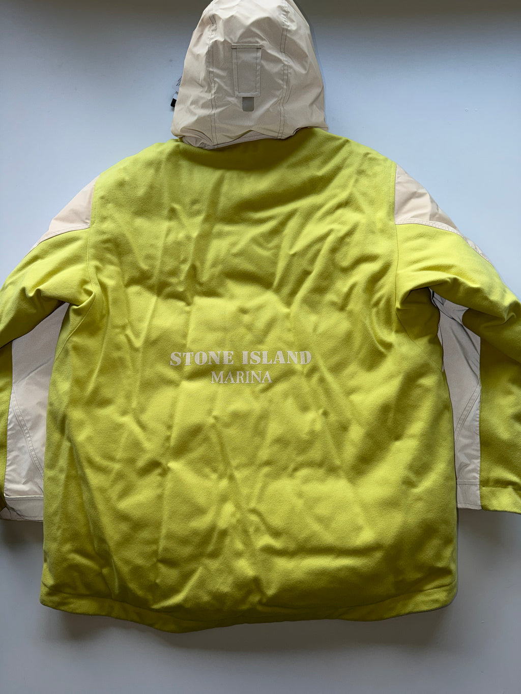 Stone Island Panno Resinato Reflective Down Marina Jacket