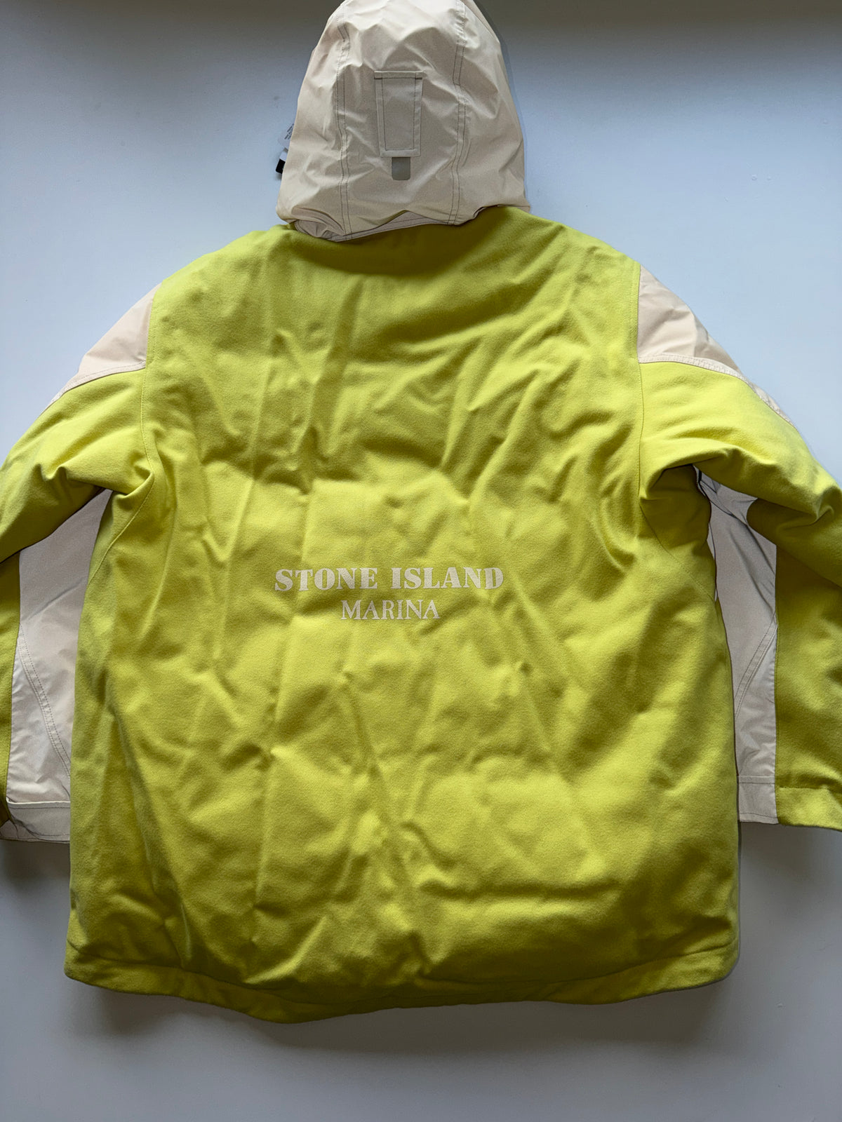 Stone Island Panno Resinato Reflective Down Marina Jacket
