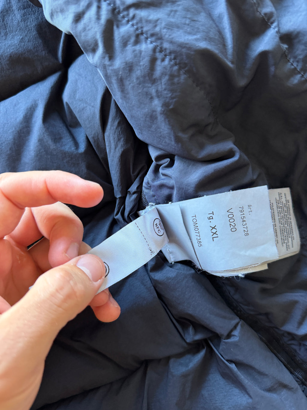 Stone Island Seamless Tunnel Nylon Down Jacket