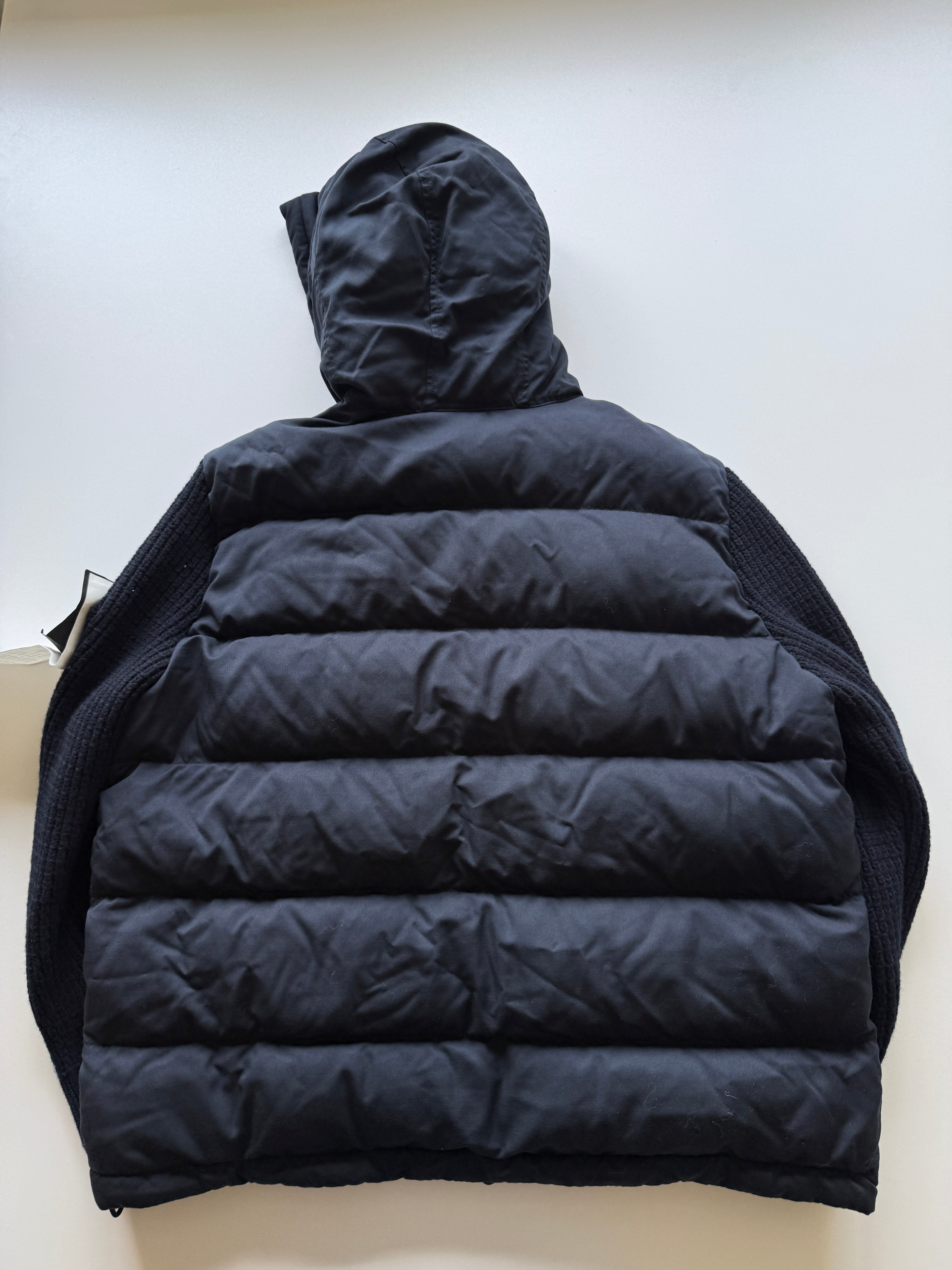 Stone Island Twill Wool Knit Ghost Piece Jacket