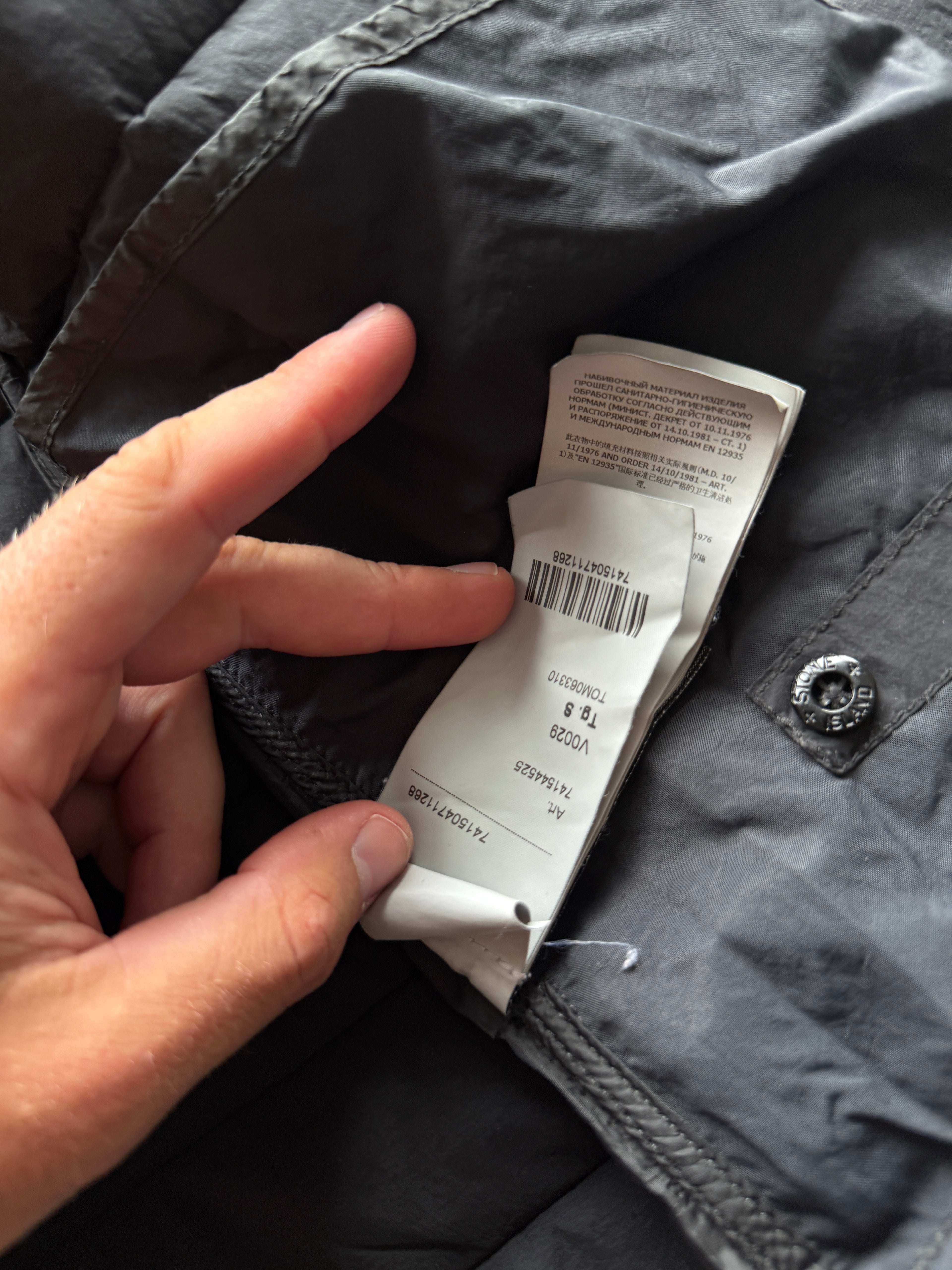 Stone Island Loom Woven Down Jacket