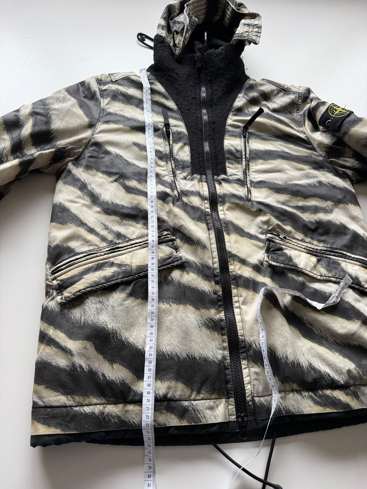 Stone Island White Tiger Camouflage Primaloft Jacket