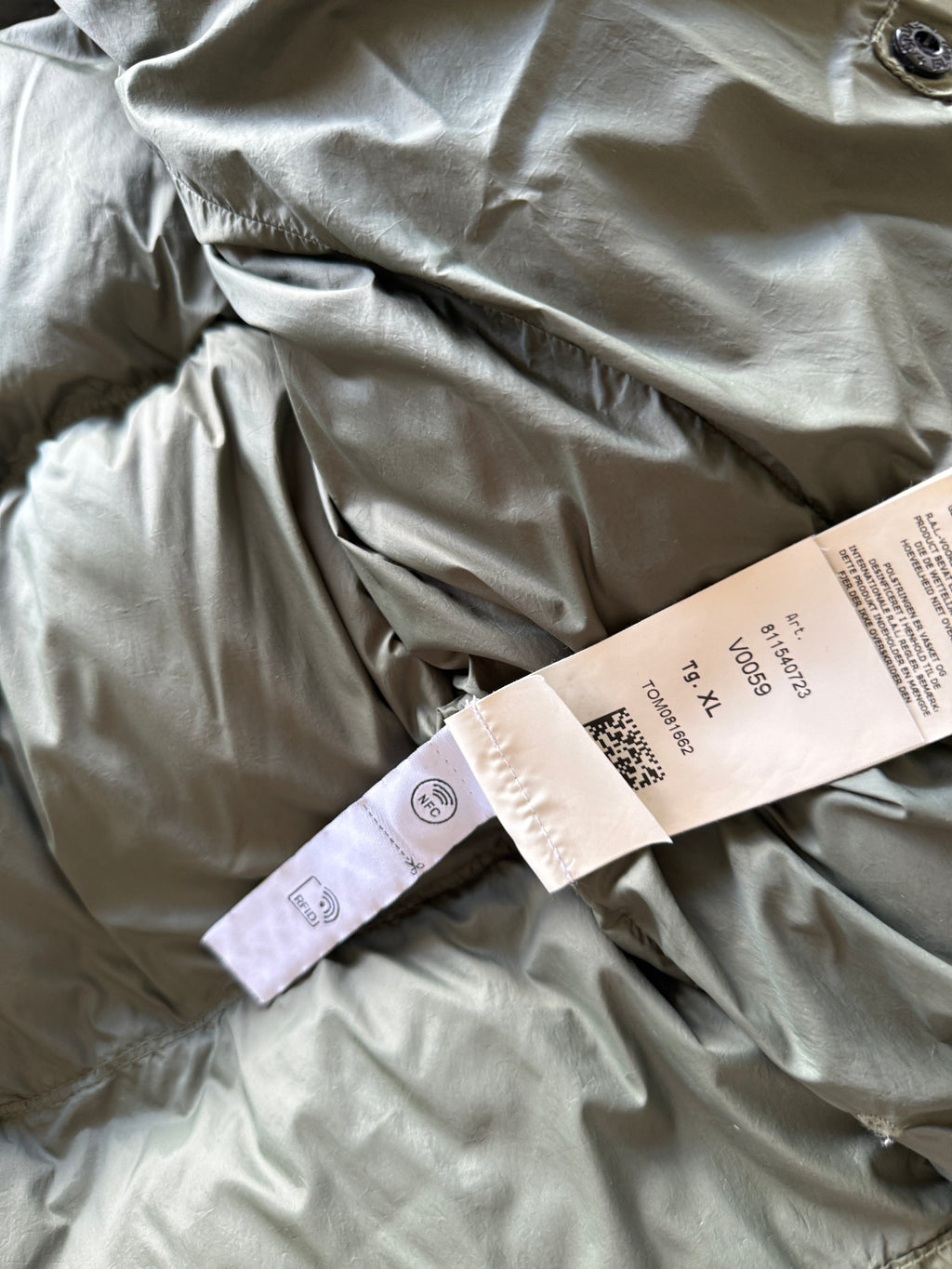 Stone Island Garment Dyed Down Jacket