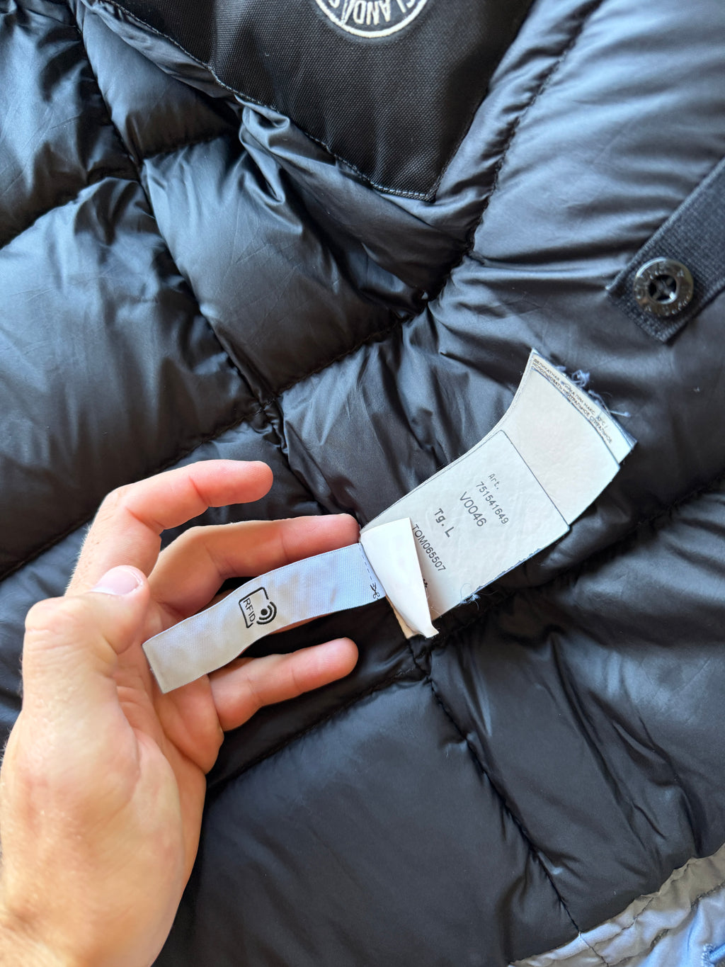 Stone Island David-Tc Down Jacket Grey
