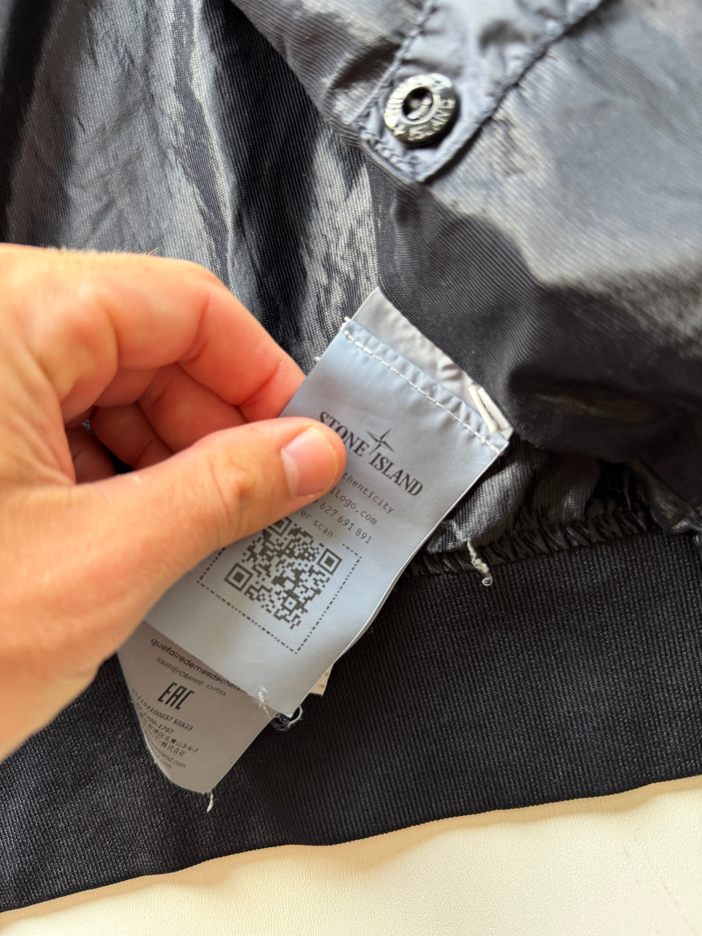 Stone Island Garment Dyed Crinkle Reps Jacket