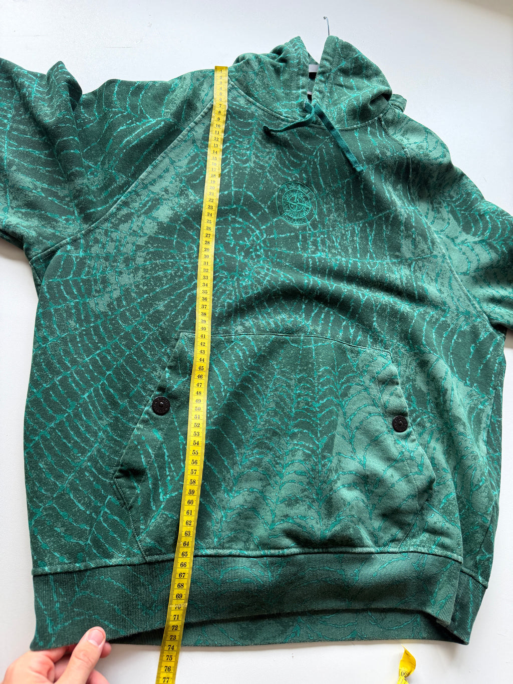 Stone Island X Supreme Hoodie Green