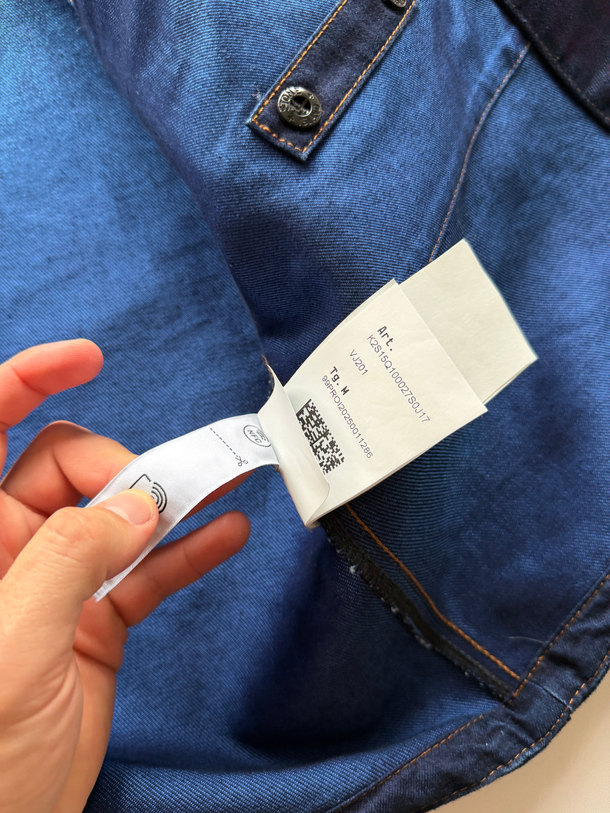 Stone Island Indigo Denim Jacket