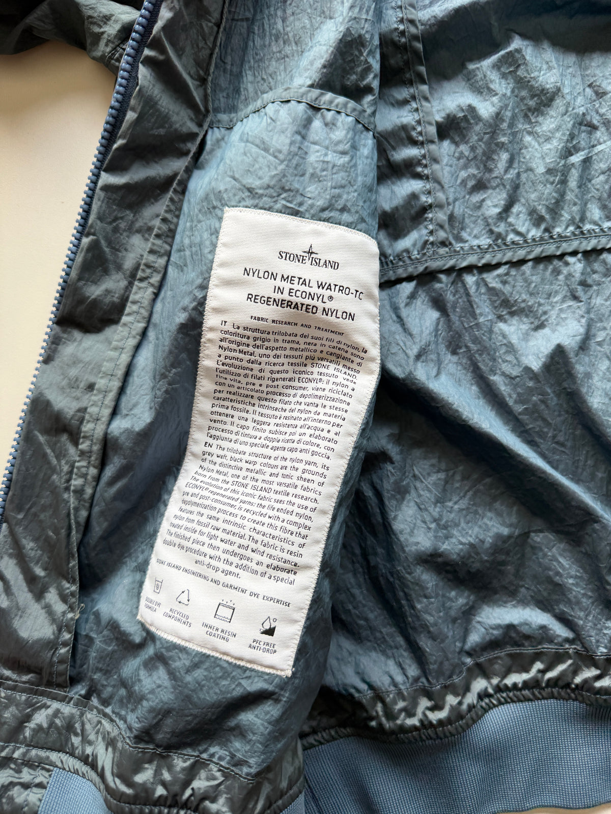 Stone Island Nylon Metal Watro Down Jacket