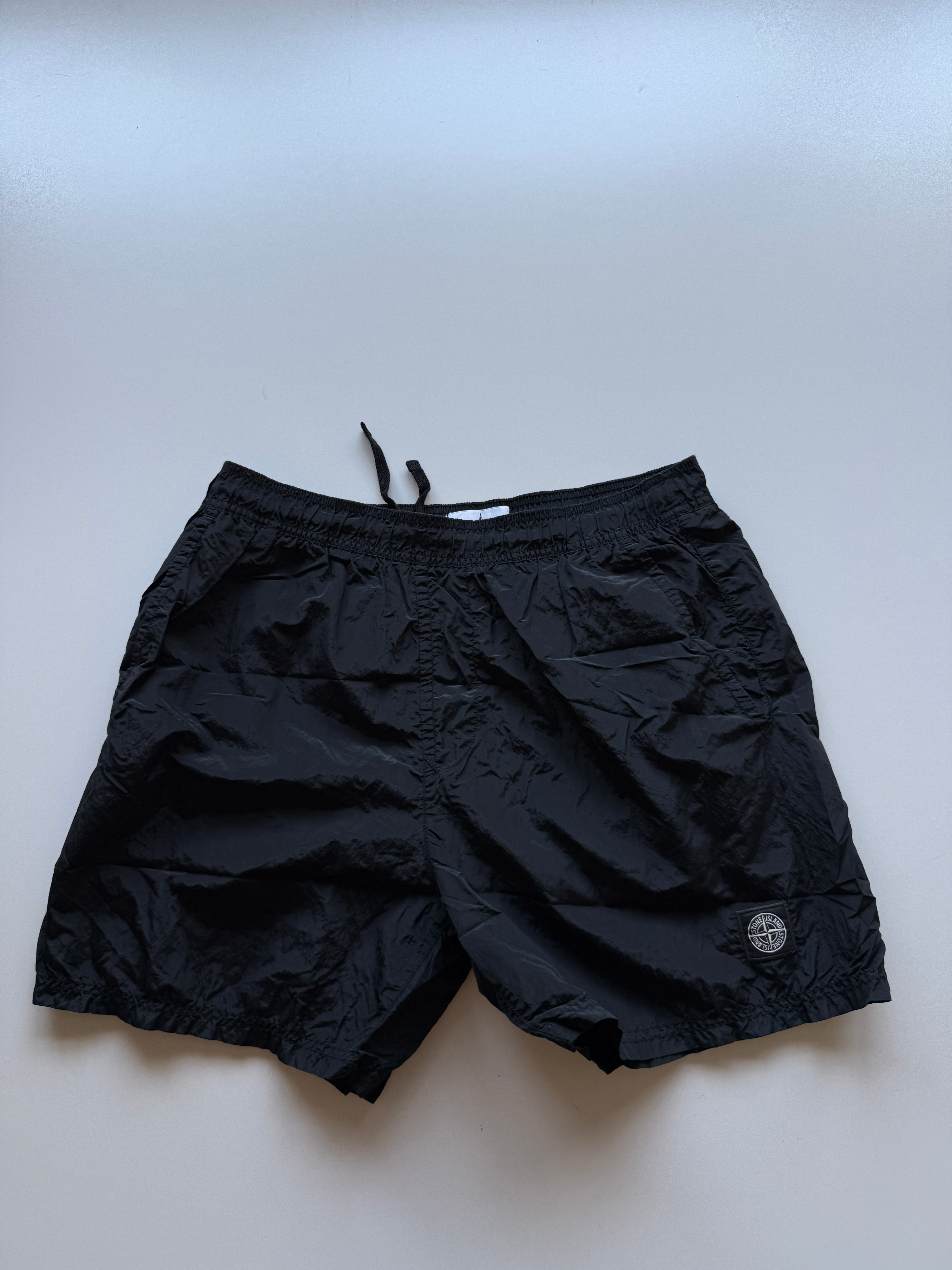 Stone Island Nylon Black Swimshort