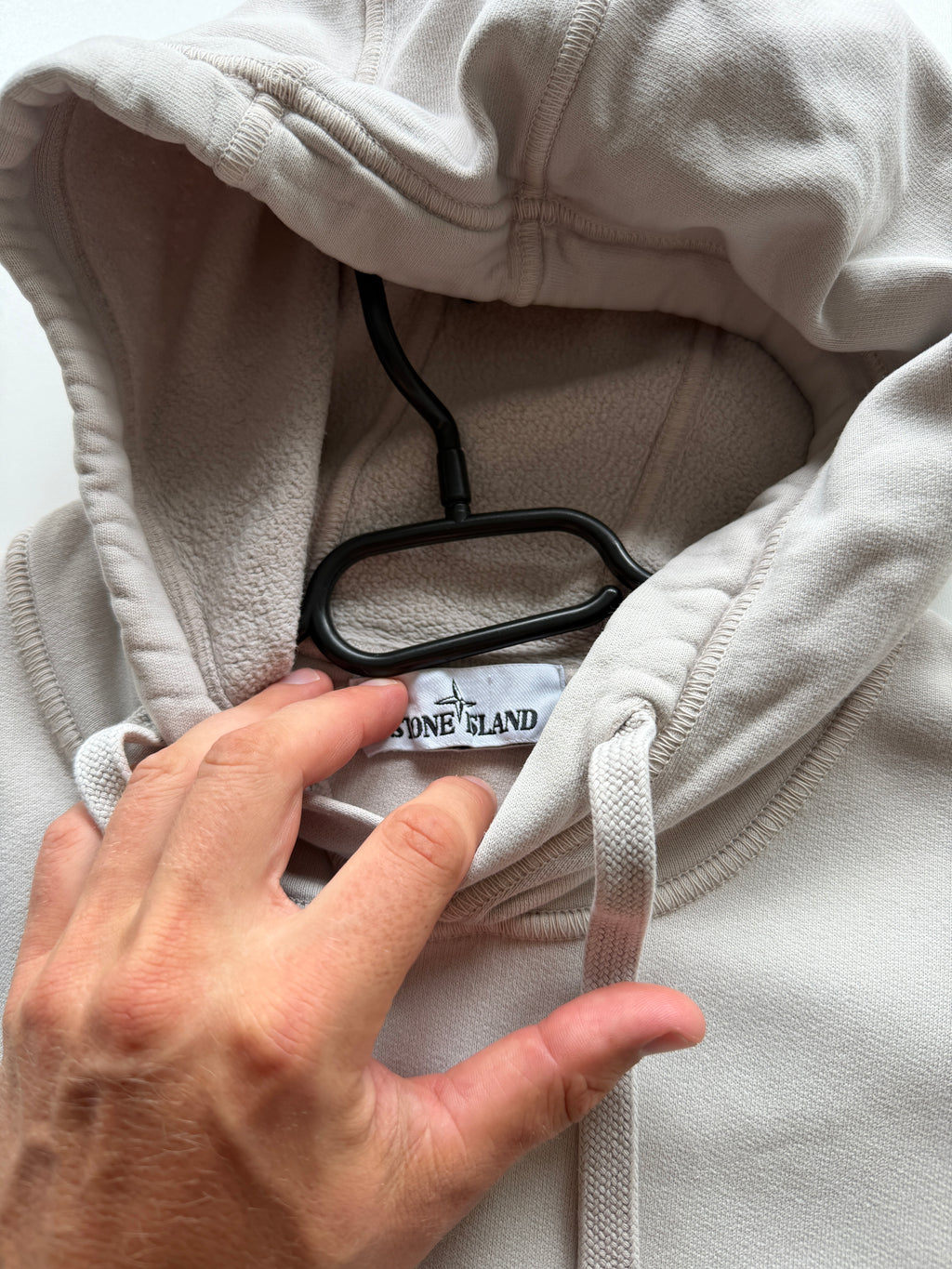 Stone Island Beige Hoodie