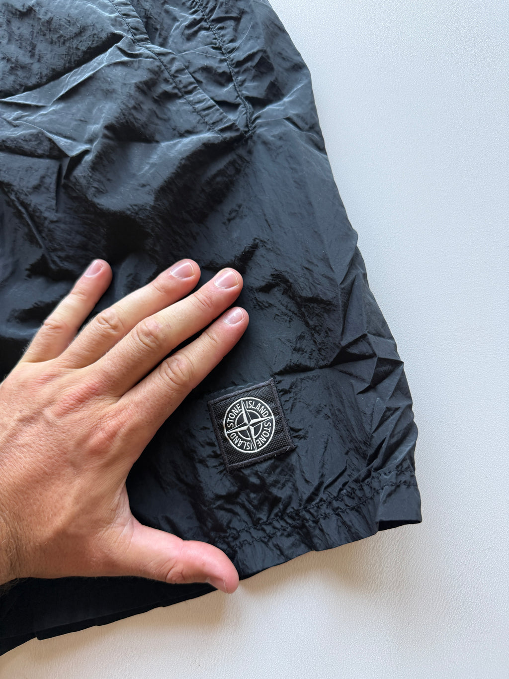 Stone Island Nylon Black Swimshort