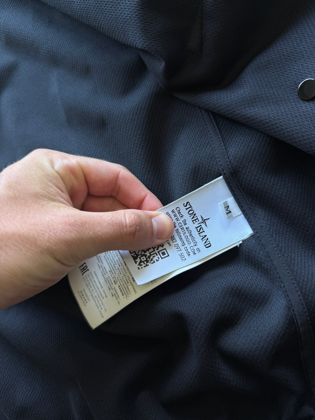 Stone Island Soft Shell Jacket Black