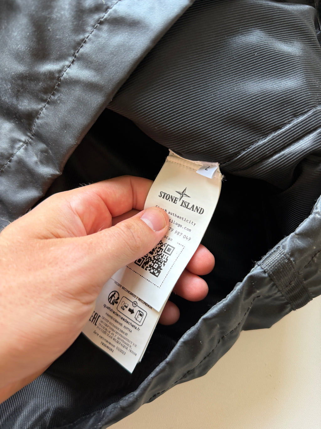 Stone Island Liquid Crystal Heat Reactive Limited Edition Jacket