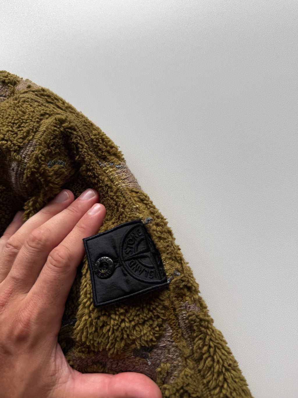 Stone Island Shadow Project Camo Fleece Sweater