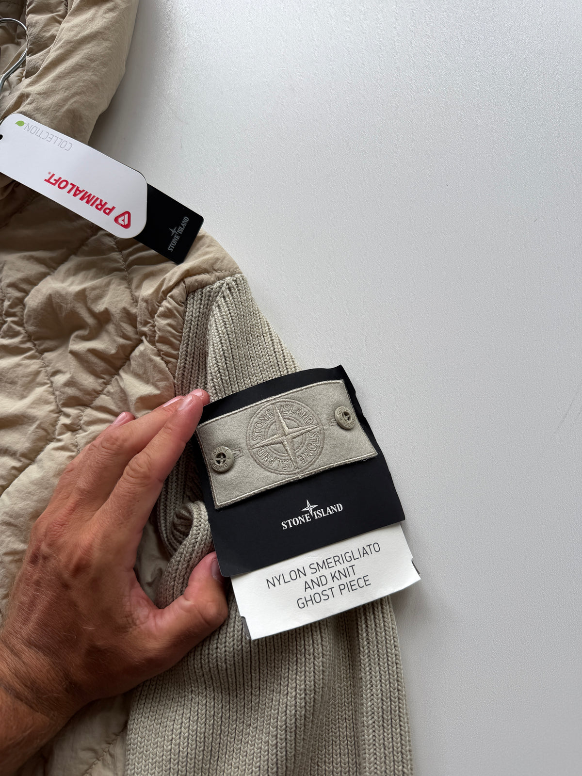 Stone Island Nylon Ghost Knit Jacket