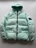 Stone Island Garment Dyed Down Jacket Mintgreen