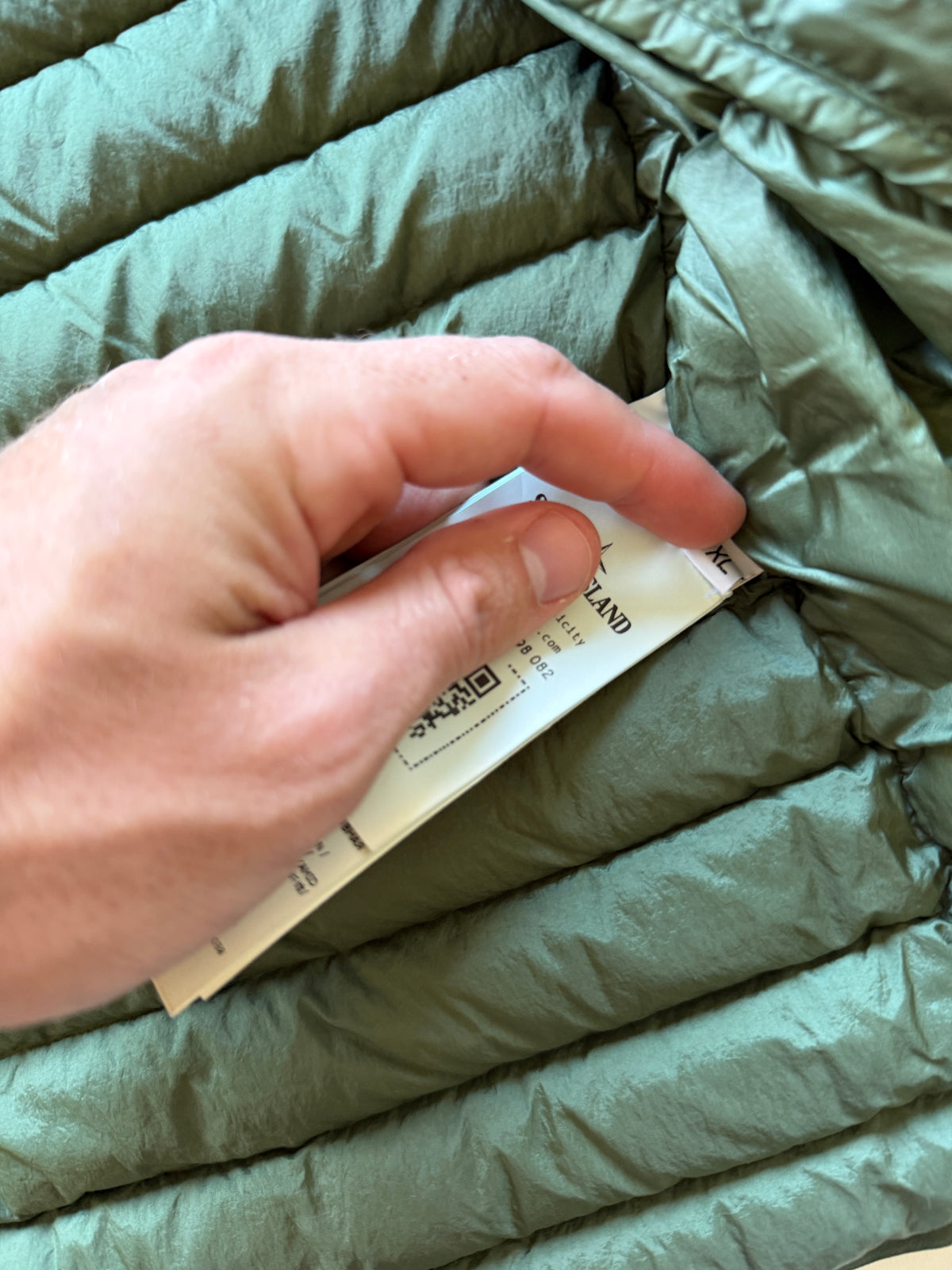 Stone Island Loom Woven Nylon Down Jacket