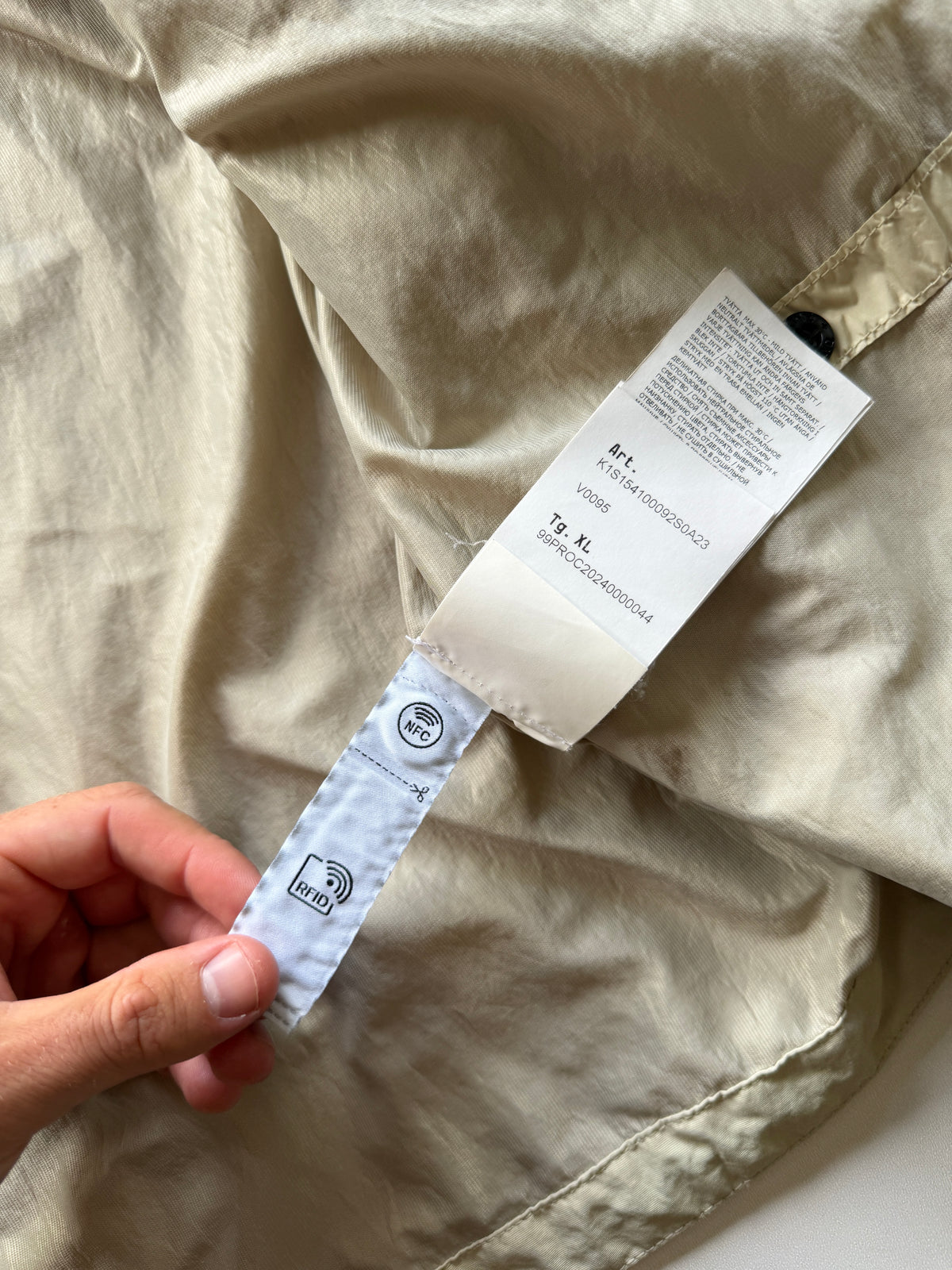 Stone Island Garment Dyed Crinkle Reps Jacket