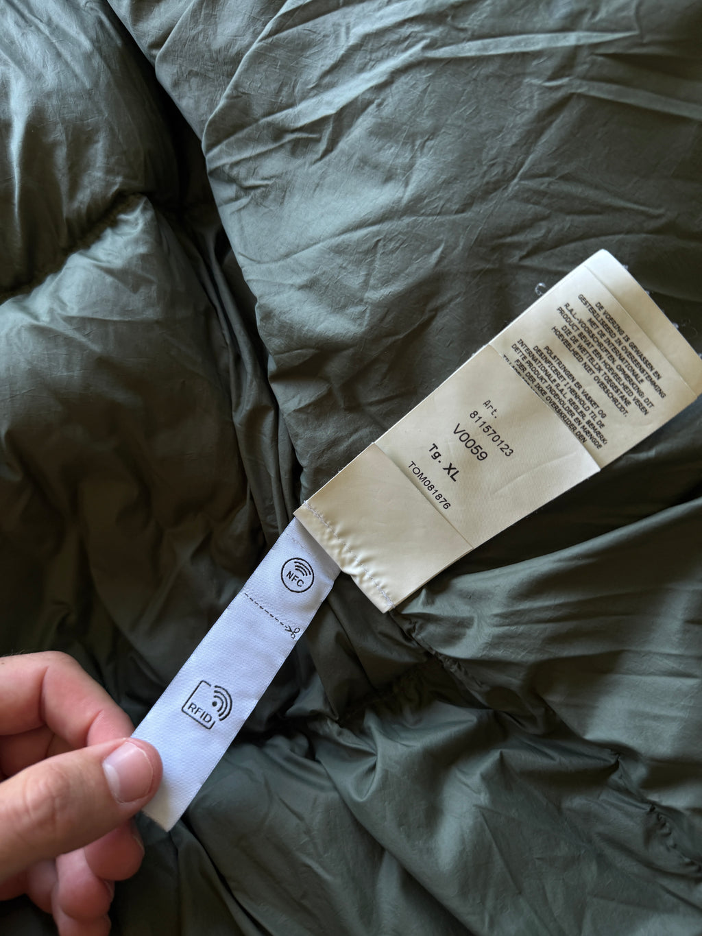Stone Island Garment Dyed Jacket Green