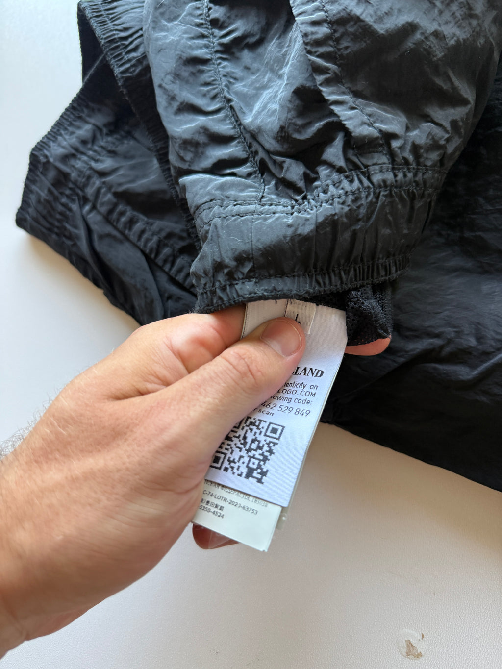 Stone Island Nylon Black Swimshort