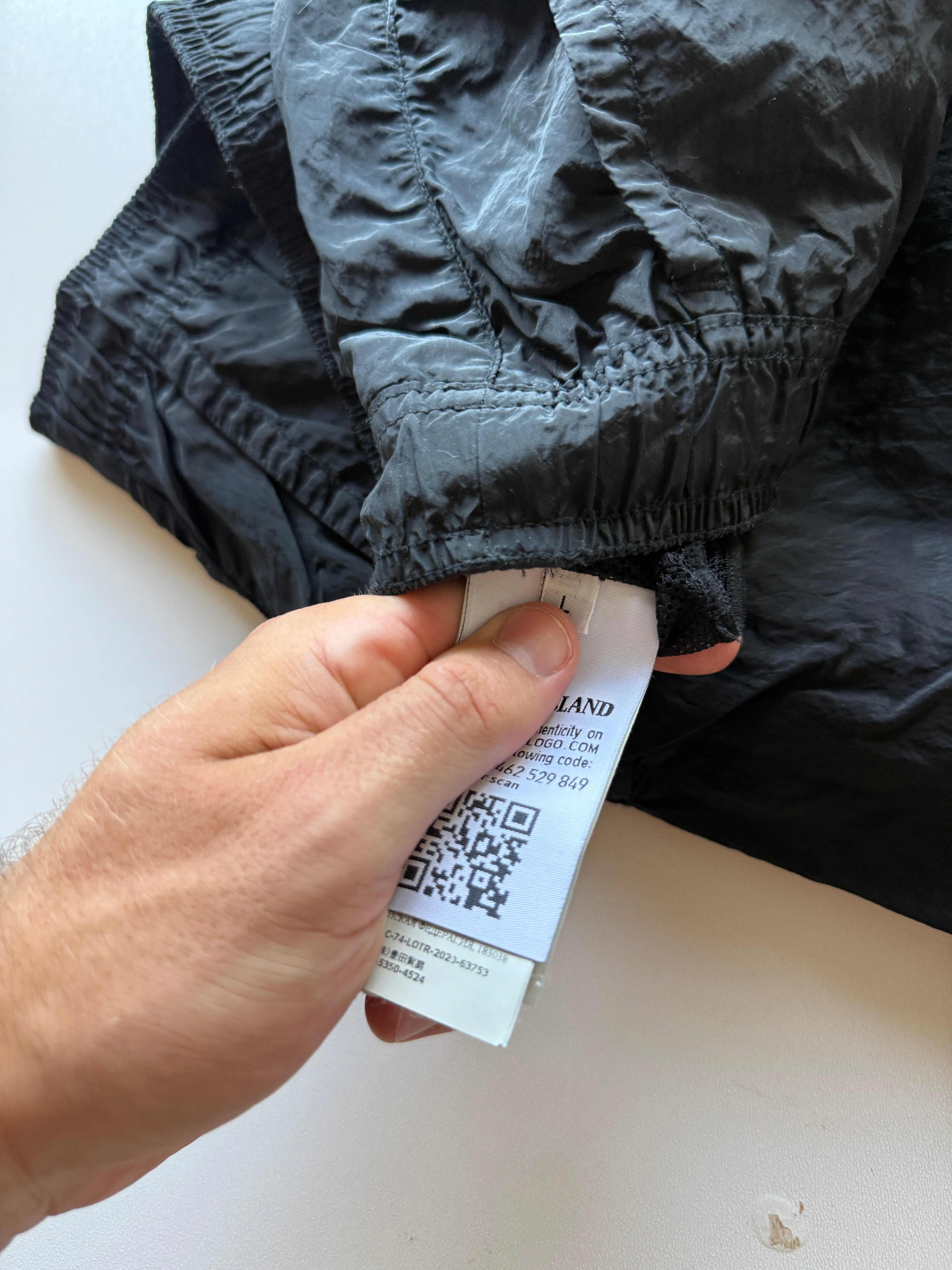 Stone Island Nylon Black Swimshort