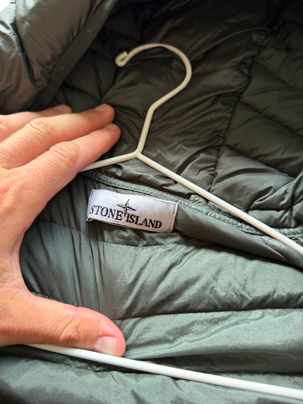 Stone Island Loom Woven Nylon Down Jacket