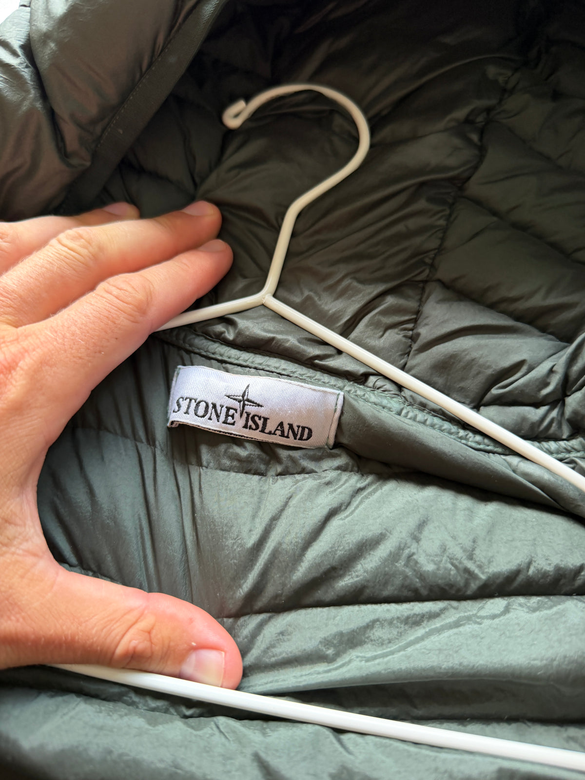 Stone Island Loom Woven Nylon Down Jacket