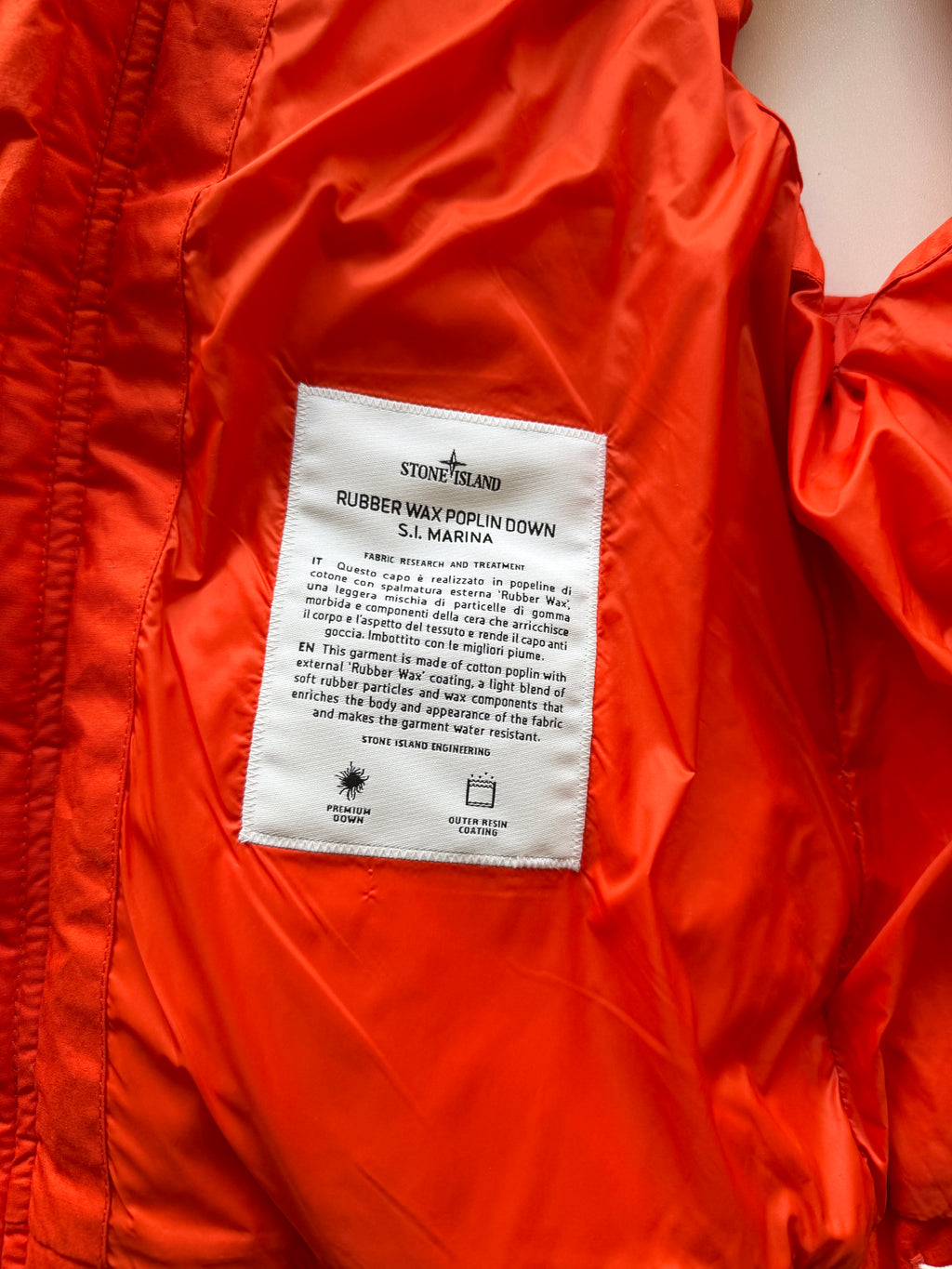 Stone Island Poplin Down Marina Bodywarmer