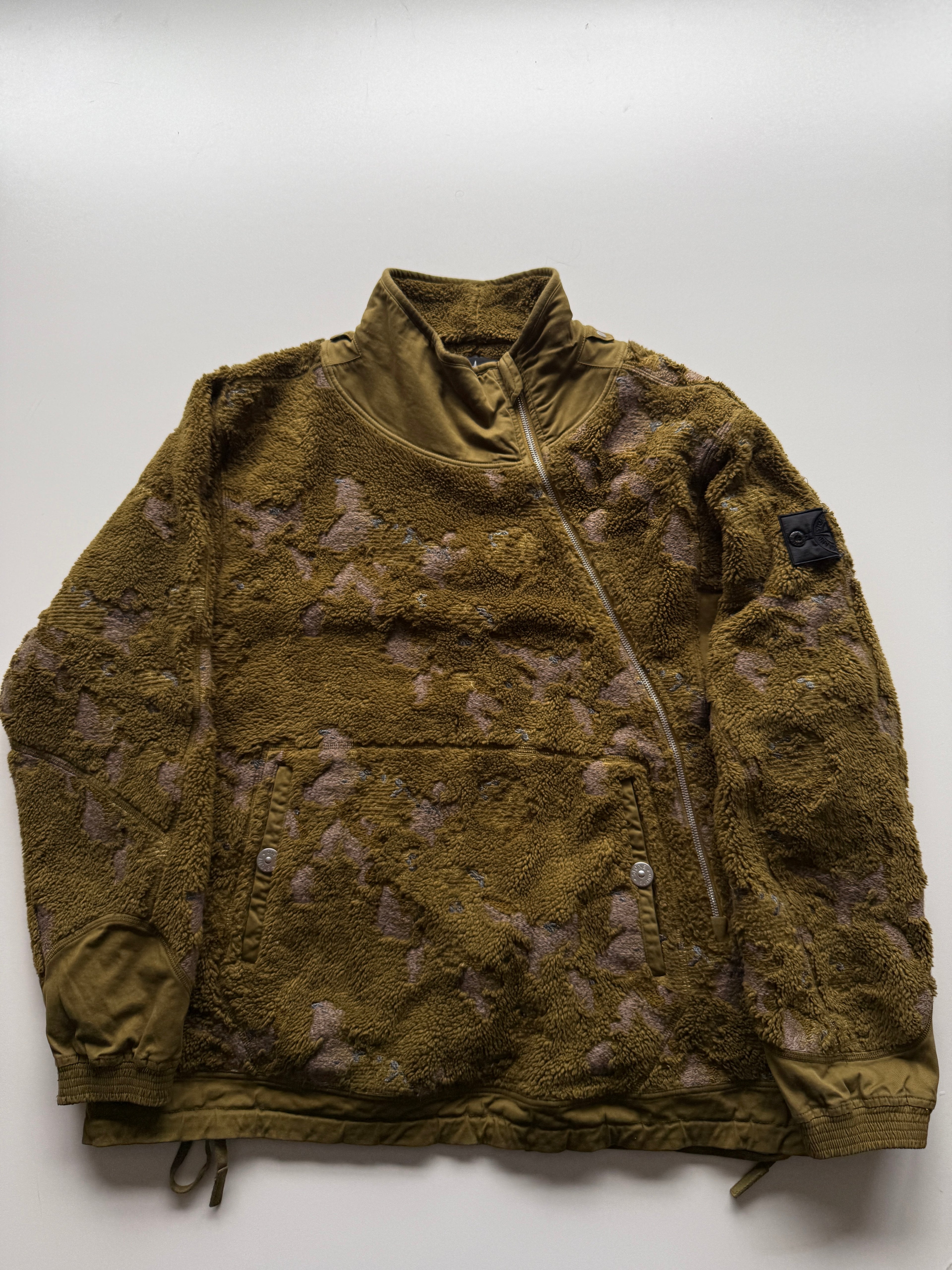 Stone Island Shadow Project Camo Fleece Sweater