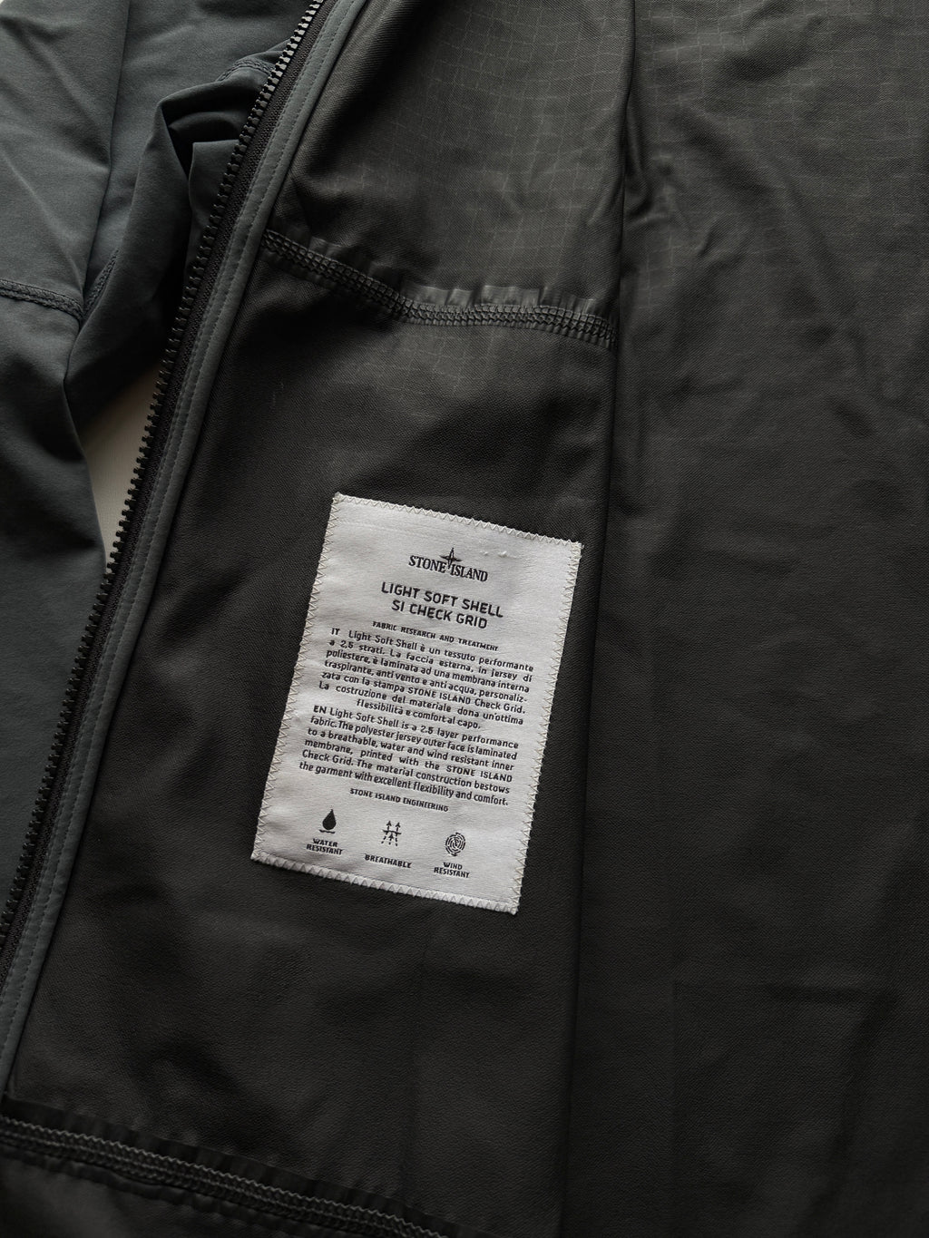 Stone Island Soft Shell Grid Jacket