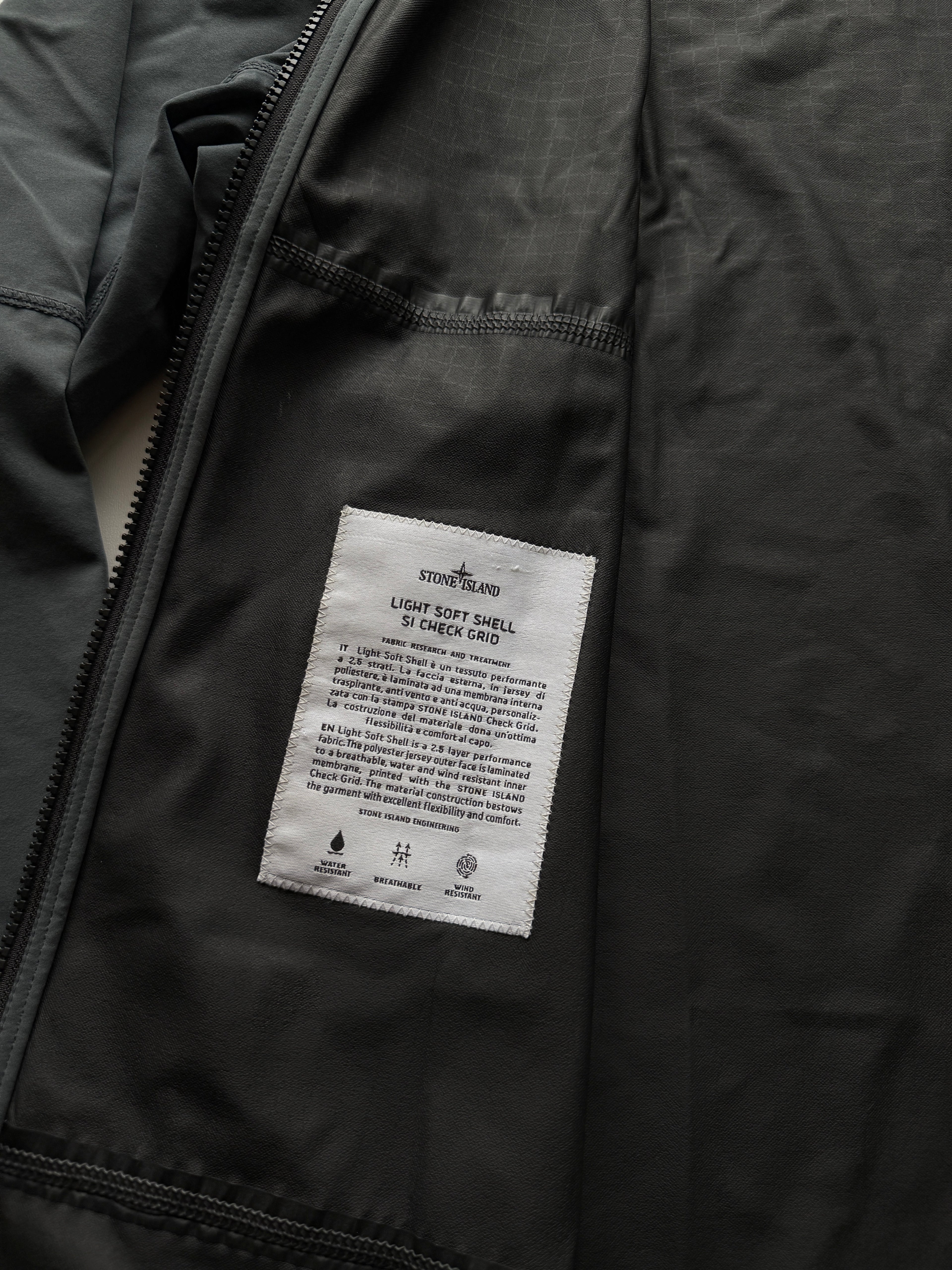 Stone Island Soft Shell Grid Jacket